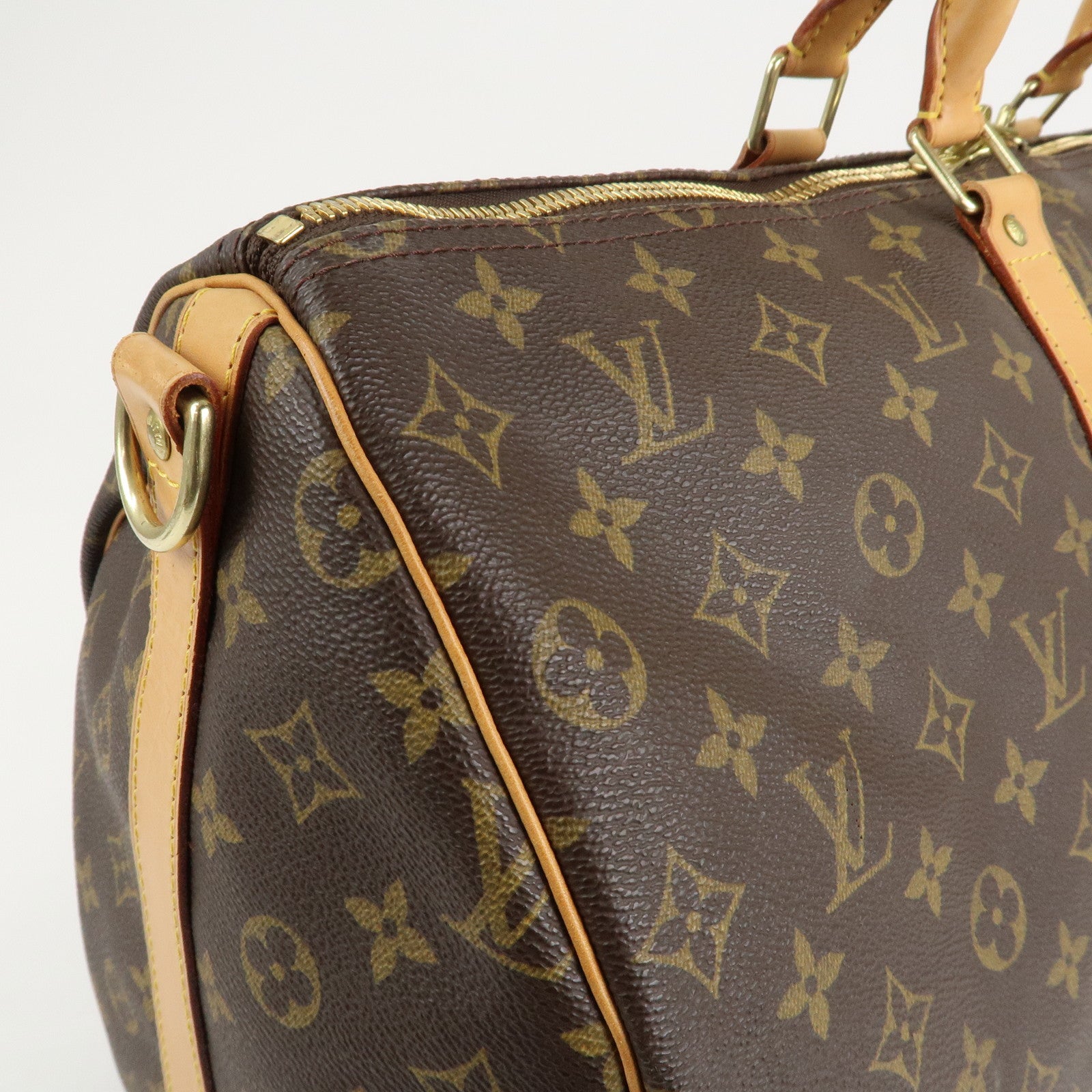 Louis Vuitton Monogram Keep All Bandouliere 50 
Shoulder Strap Used