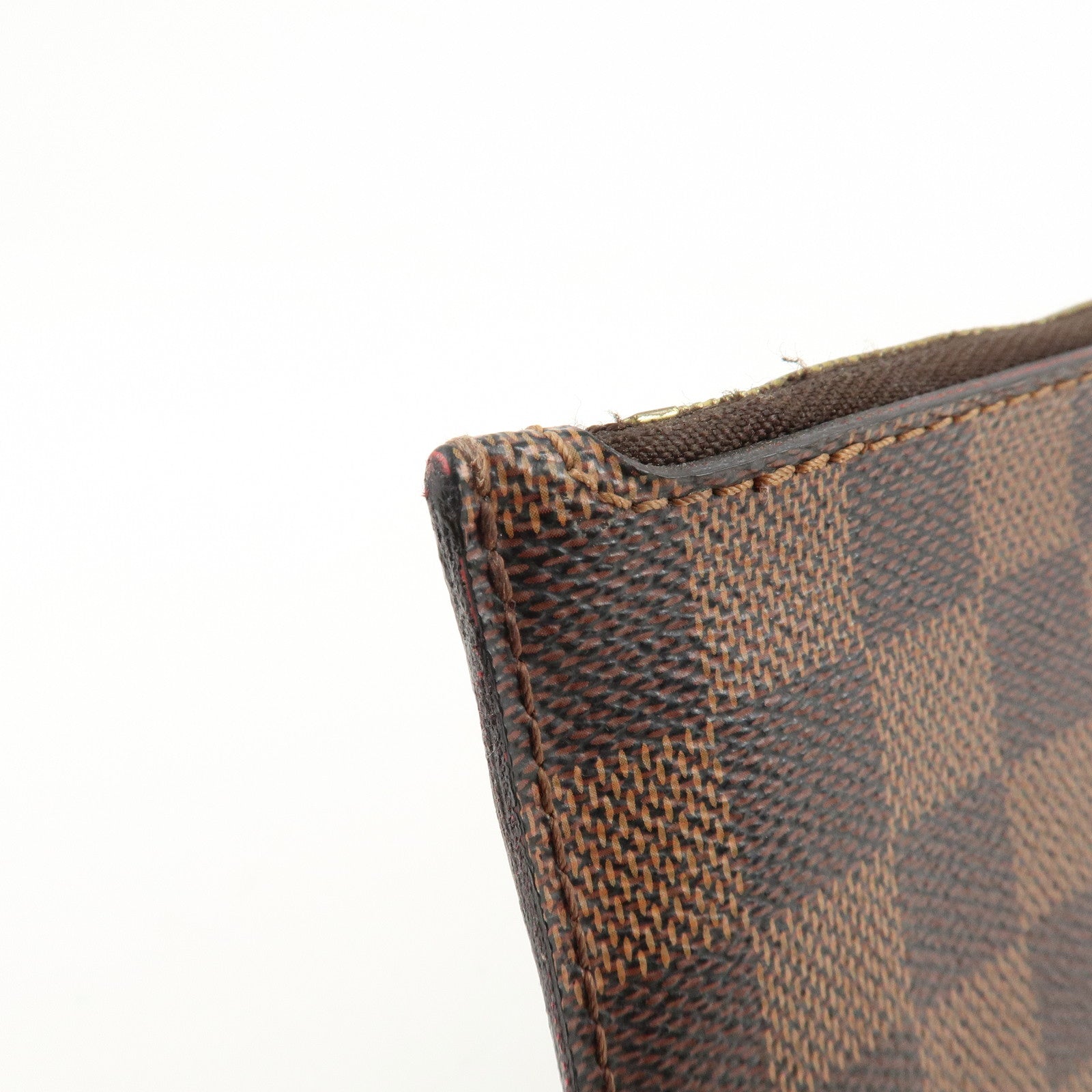 Louis Vuitton Damier Pouch for Neverfull MM Brown Used