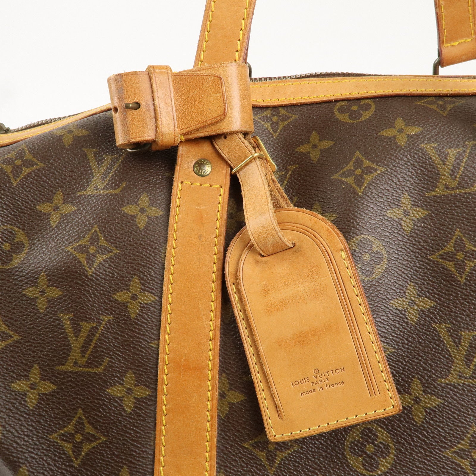 Louis Vuitton Monogram Sac Souple 45 Boston Bag Brown M41624