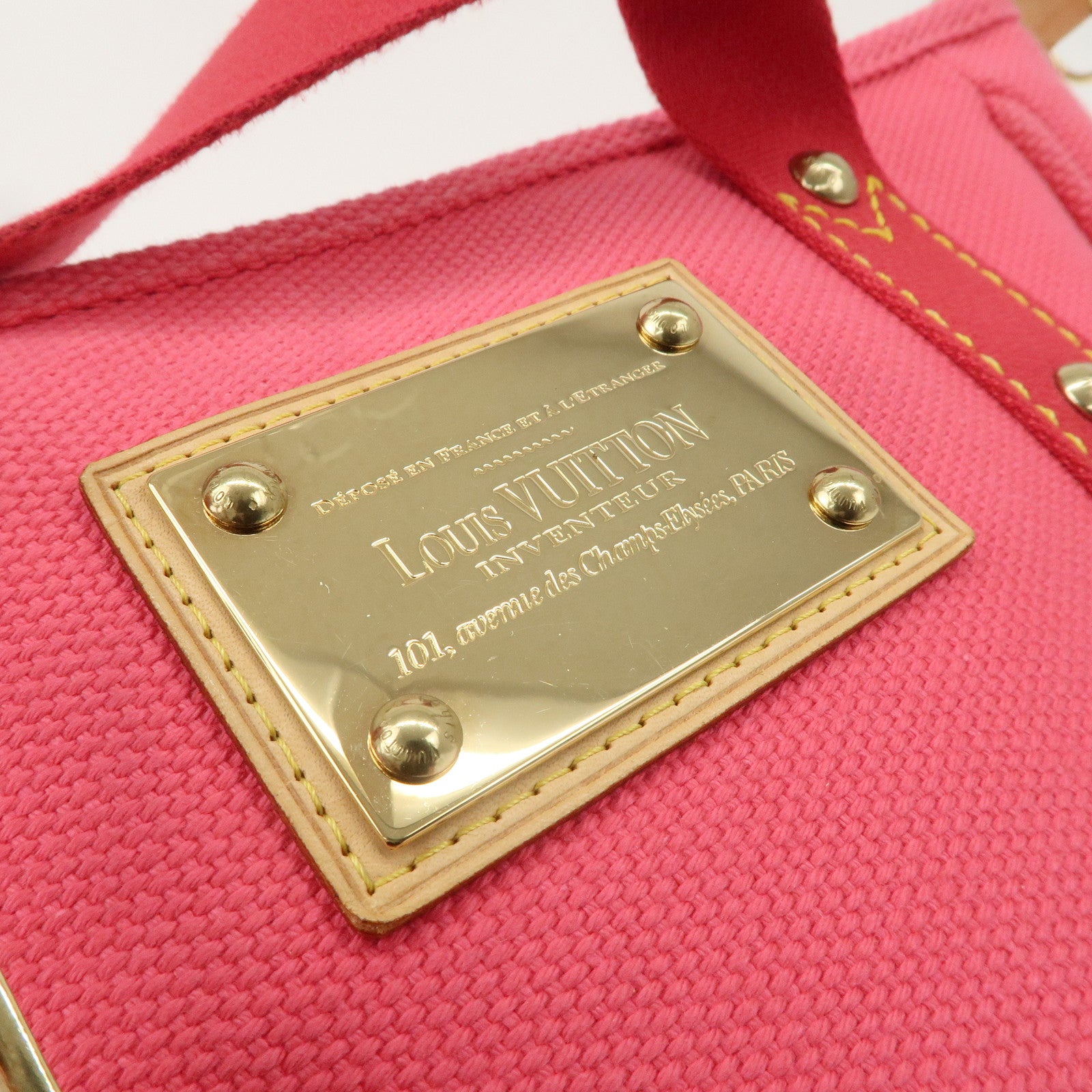 Louis Vuitton Antigua Cabas MM Tote Bag Rose M40085