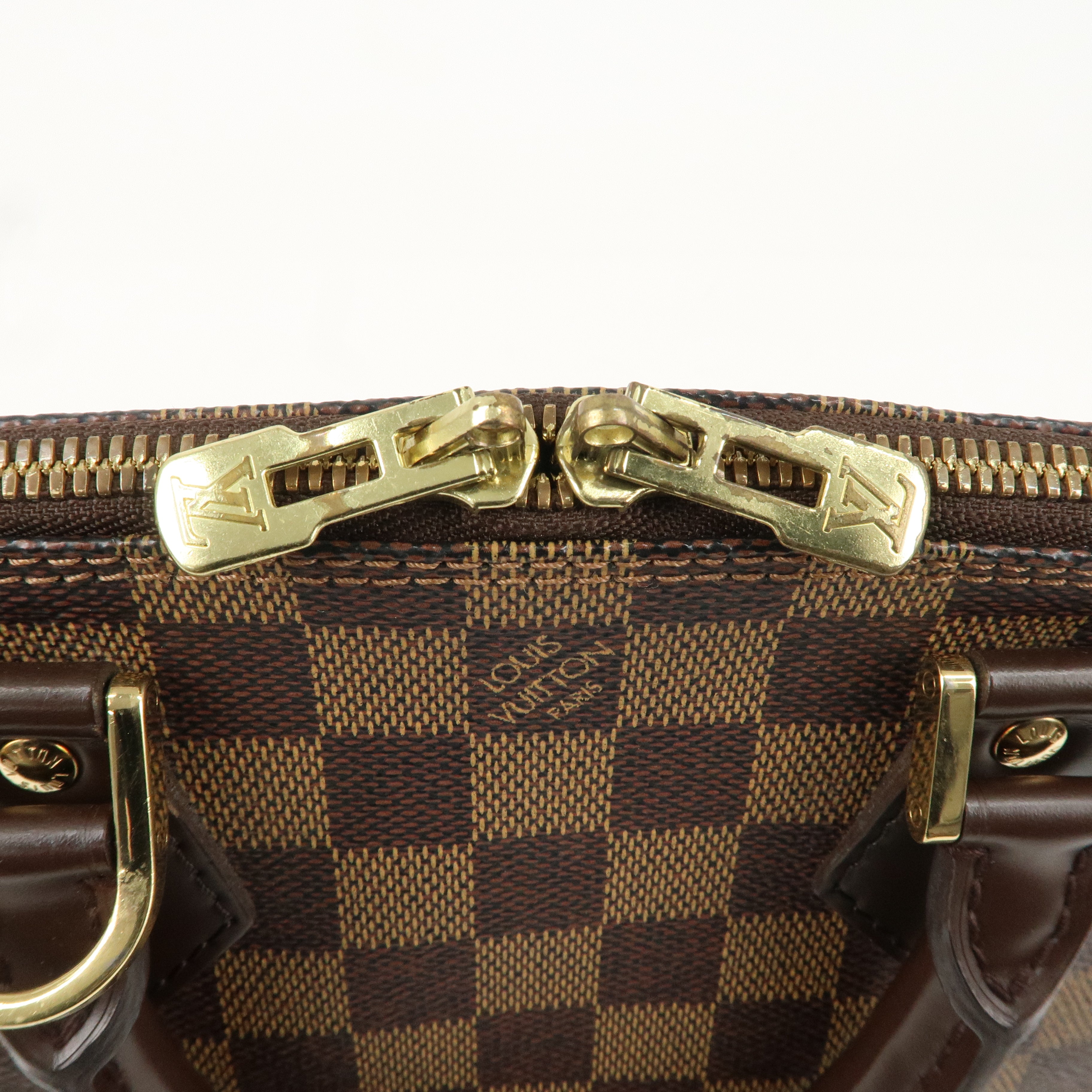 Louis Vuitton Damier Alma Hand Bag Brown N51131