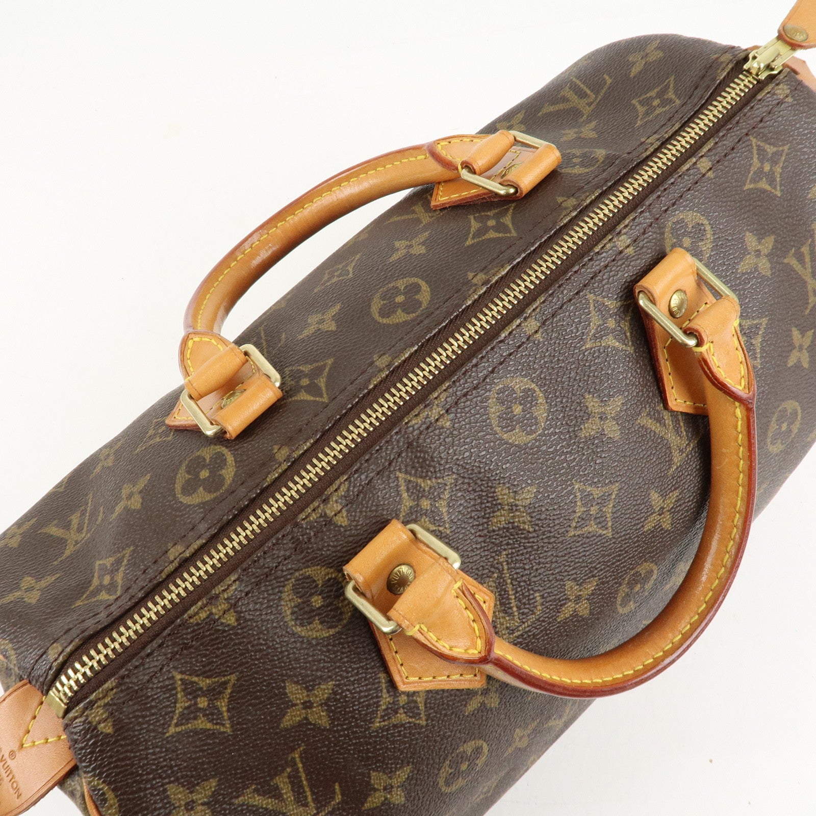 Louis Vuitton Monogram Speedy 30 Hand Bag Boston Bag M41526 Used