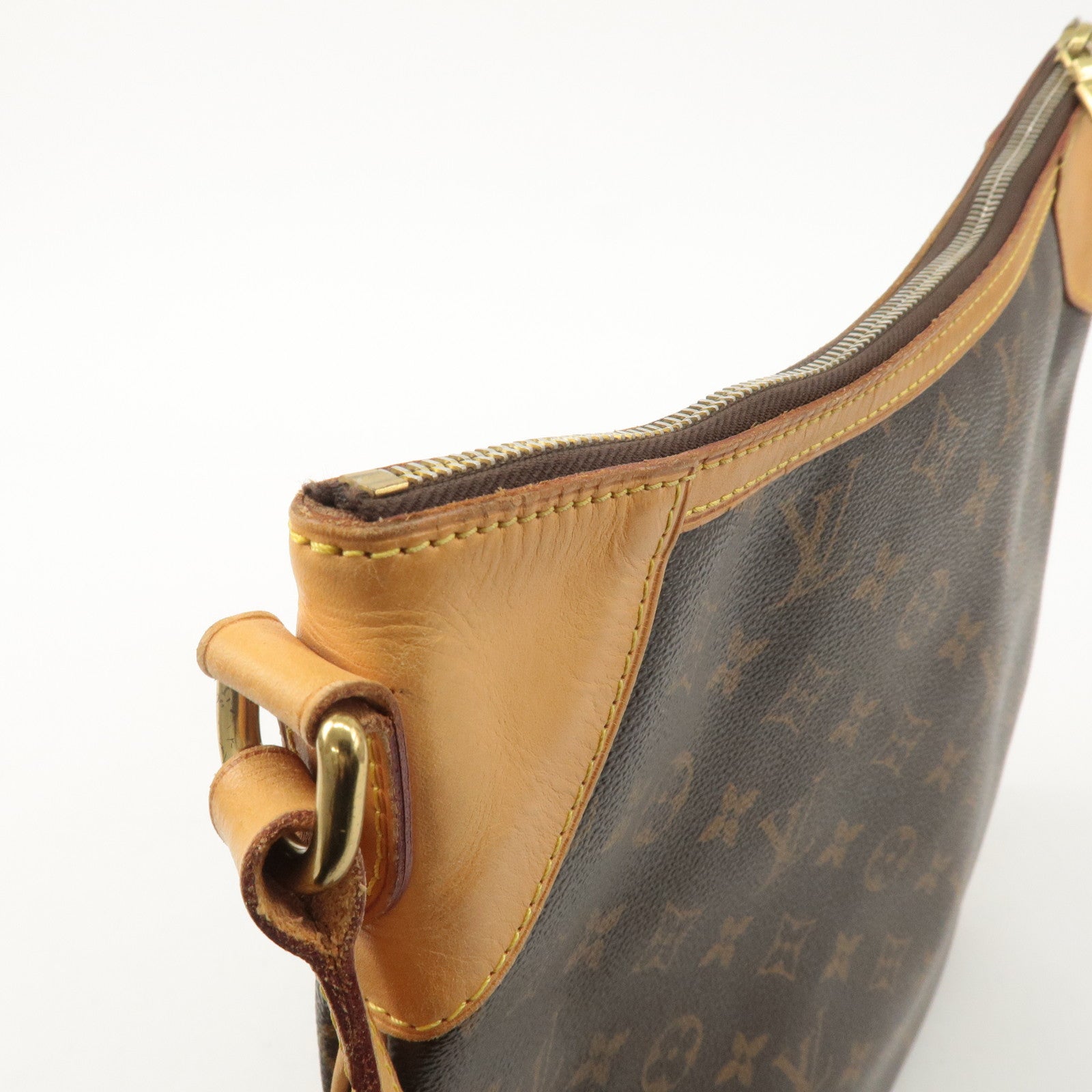 Louis Vuitton Monogram Odeon MM Shoulder Bag Brown M56389