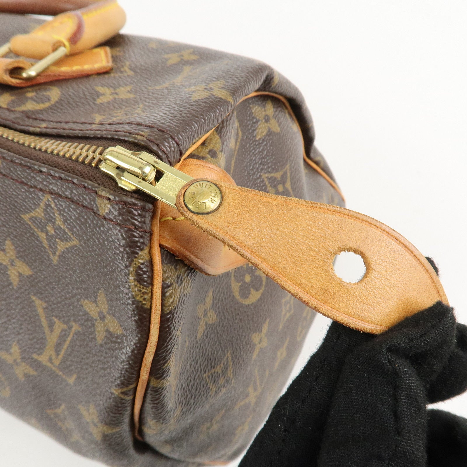 Louis Vuitton Monogram Speedy 30 Hand Bag Boston Bag M41526 Used