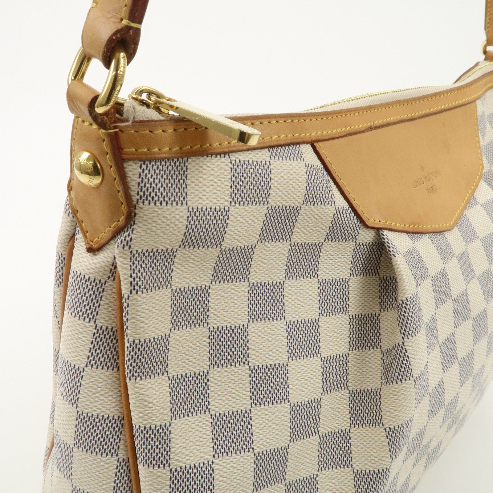 Louis Vuitton Damier Azur Siracusa PM Shoulder Bag M41113 Used