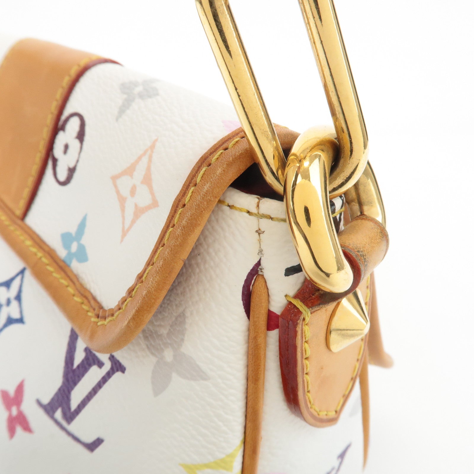 Louis Vuitton Monogram Multicolor Patti Shoulder Bag Blanc M40305