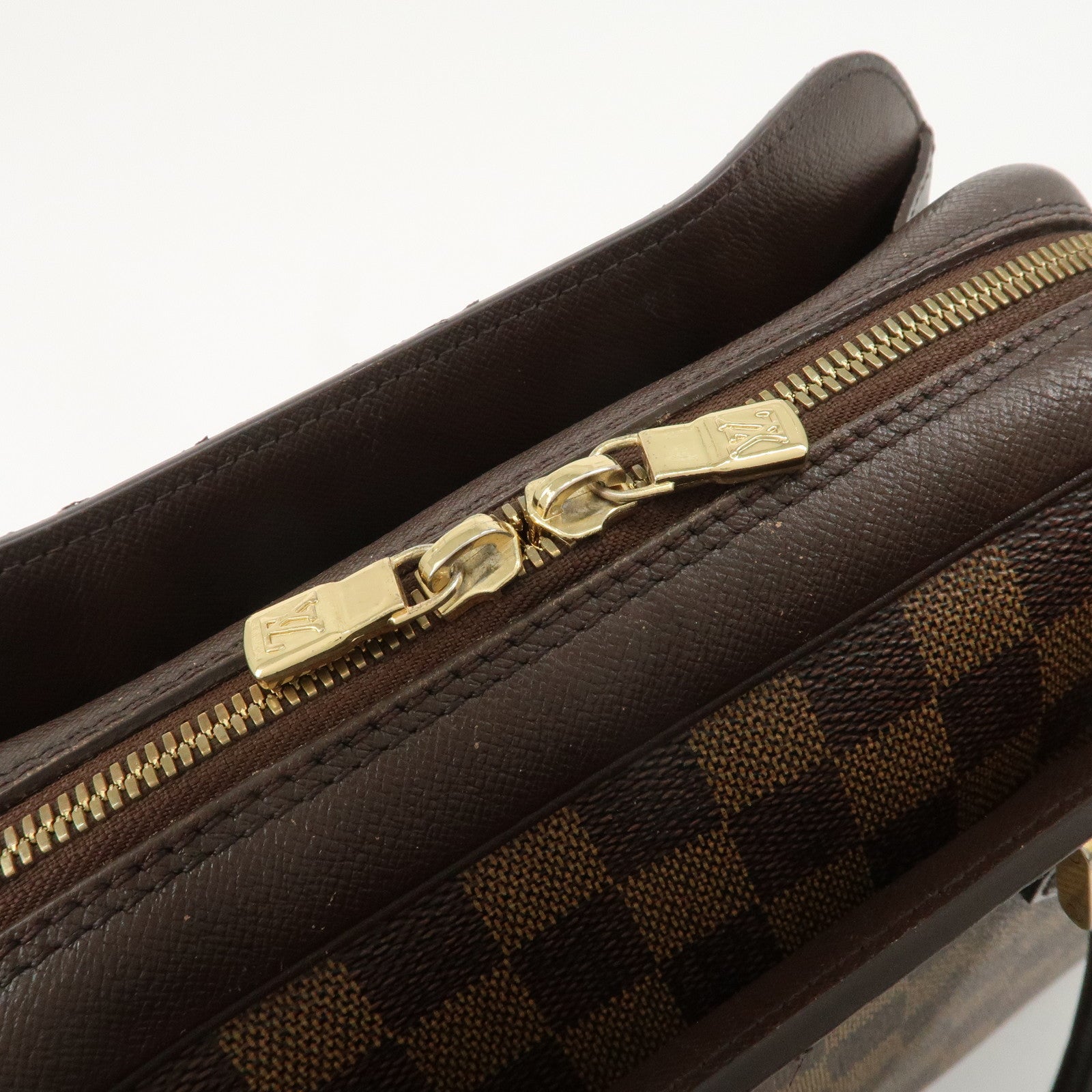 Louis Vuitton Damier Ebene Triana Hand Bag Brown N51155