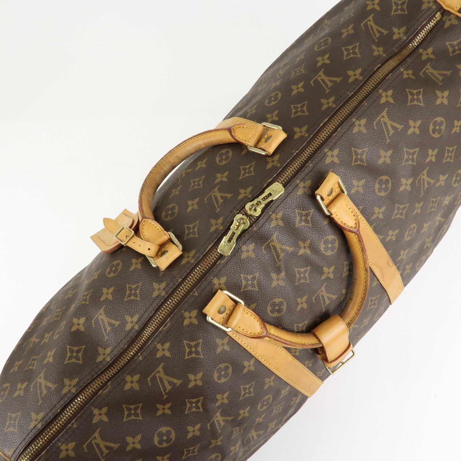 Louis Vuitton Monogram Keep All Bandouliere 60 Boston Bag M41412 Used