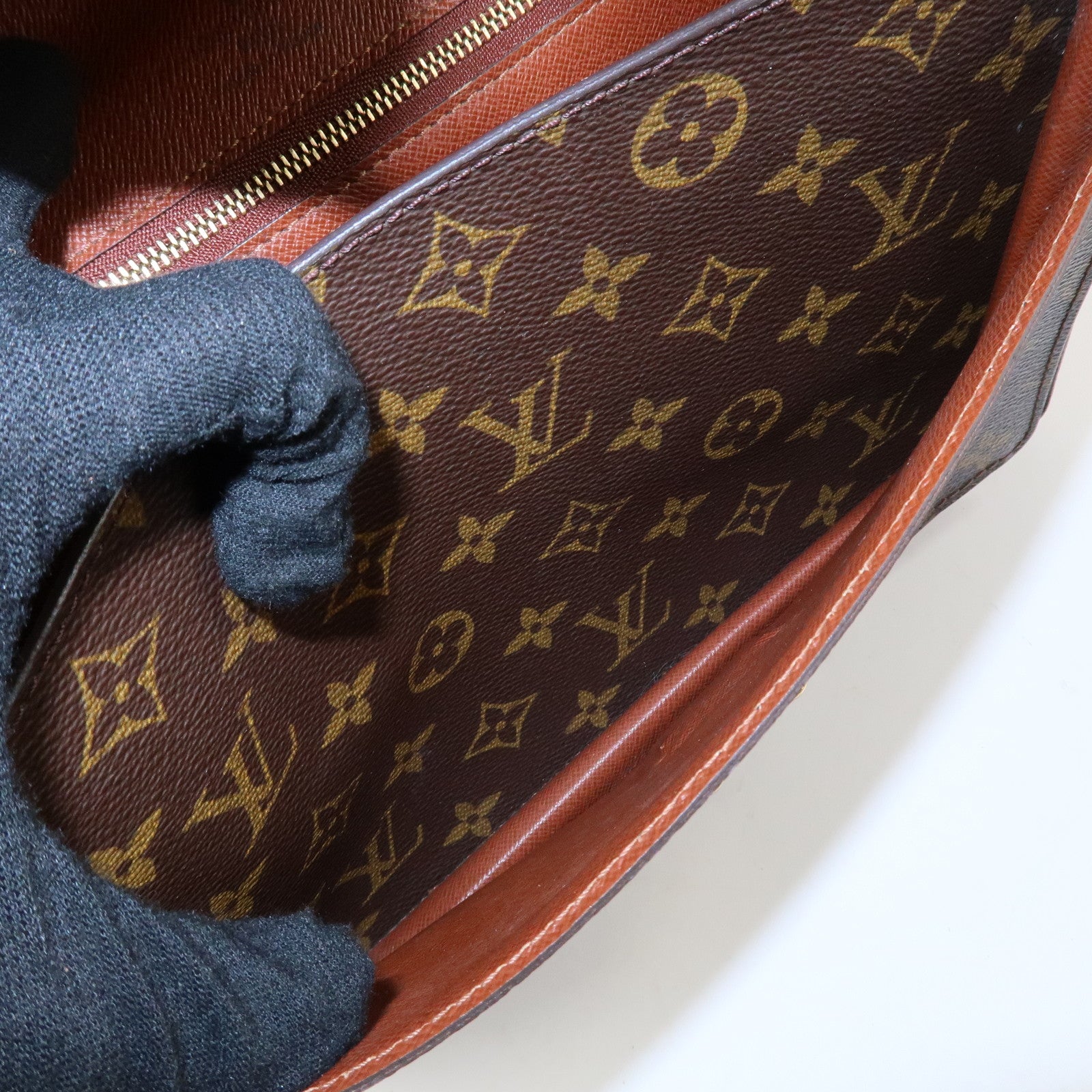 Louis Vuitton Monogram Monceau 28 Hand Bag Brief Case M51185 Used