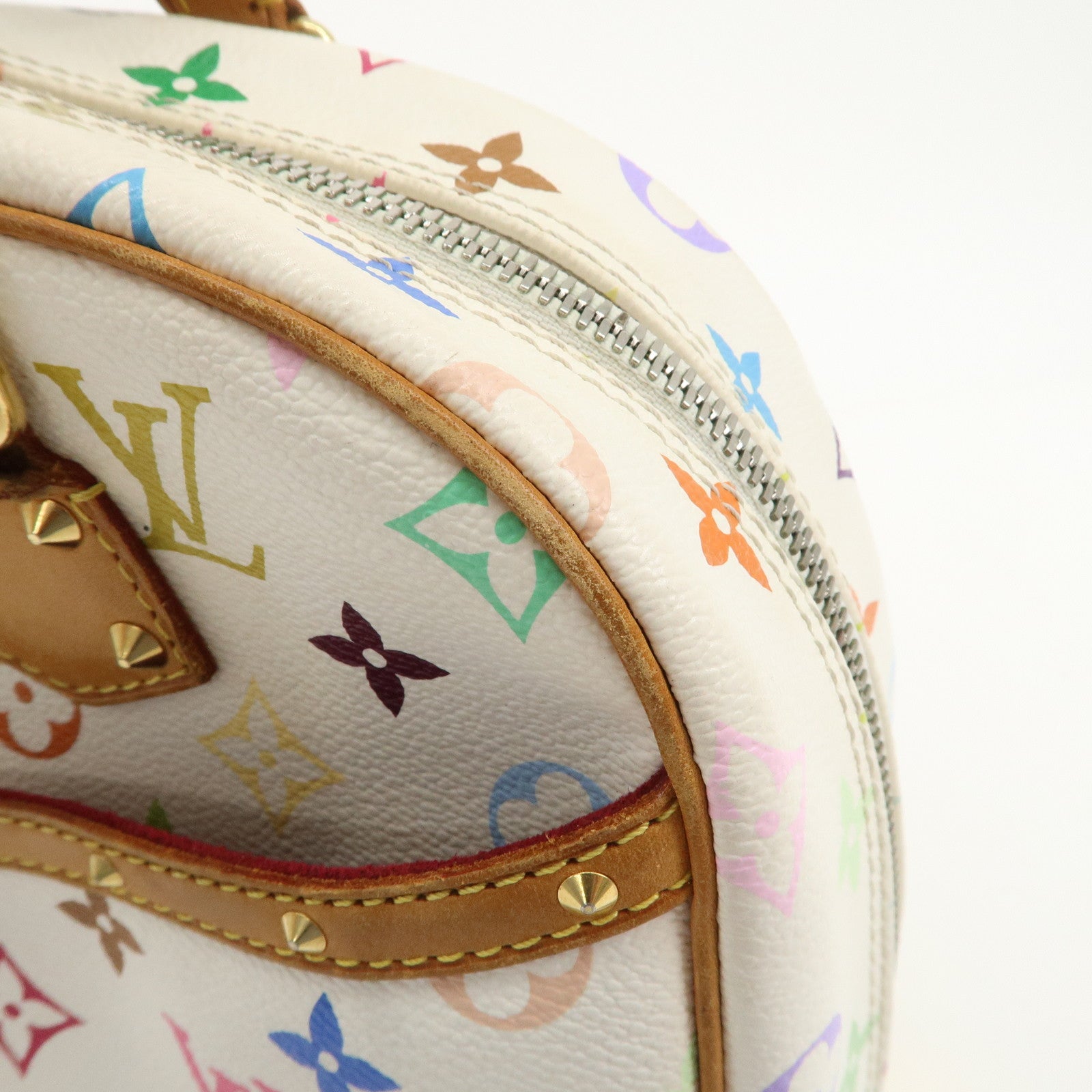 Louis Vuitton Monogram Multicolor Trouville Hand Bag M92663 Used