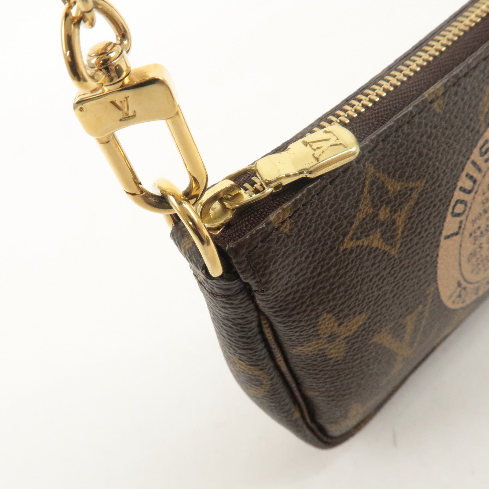 Louis Vuitton Monogram T&B Mini Pochette Accessoires Pouch M60153