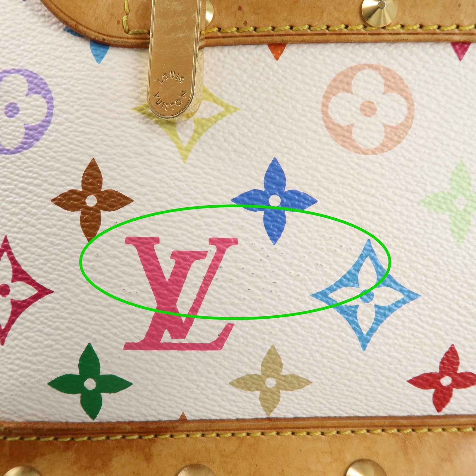 Louis Vuitton Monogram Multi Color Alma PM Hand Bag Blanc M92647