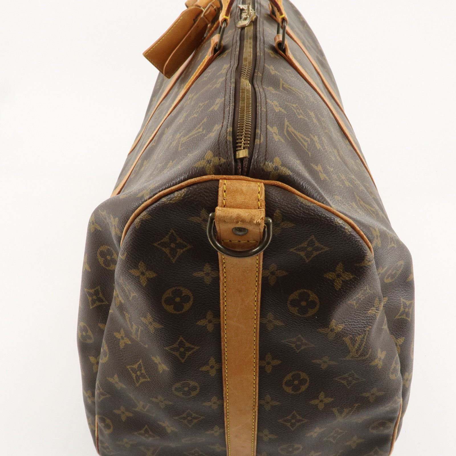 Louis Vuitton Monogram Keep All Bandouliere 60 Bag Brown M41412