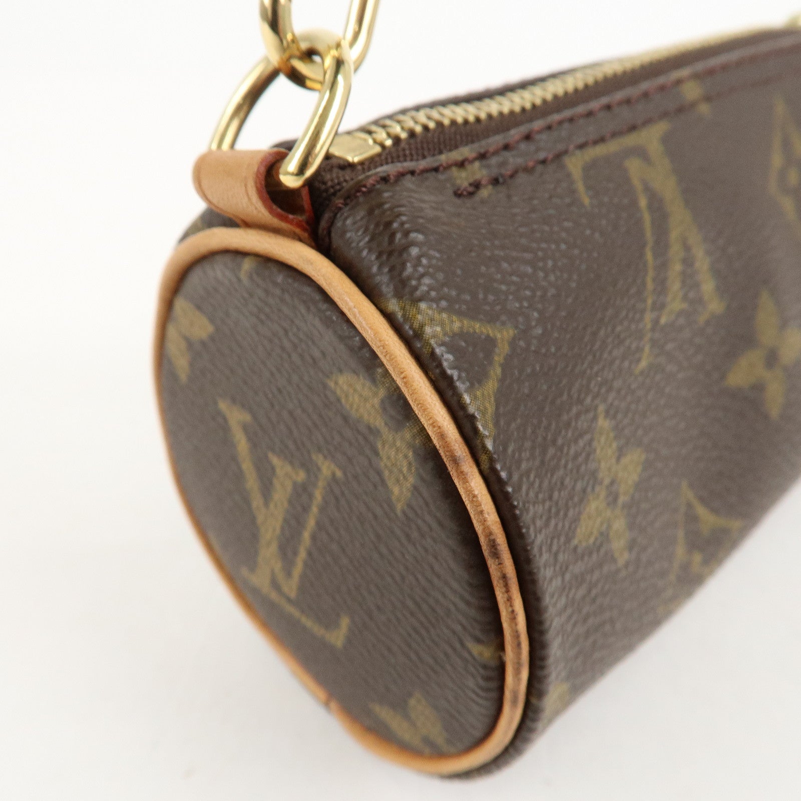 Louis Vuitton Monogram Mini Pouch for Papillon Bag Brown Used