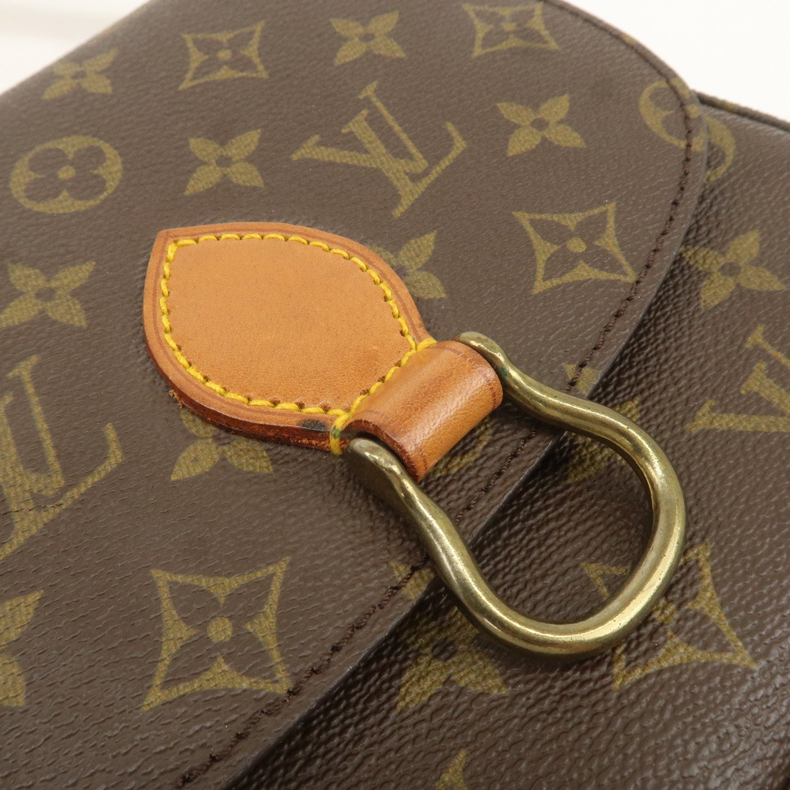 Louis Vuitton Monogram Saint Cloud MM Shoulder Bag Brown M51243