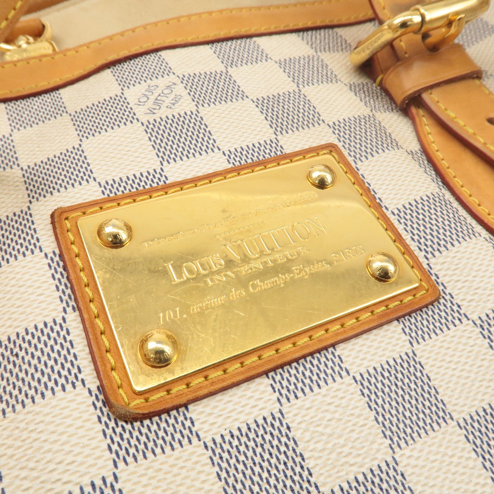 Louis Vuitton Damier Azur Hampstead MM Tote Bag N51206