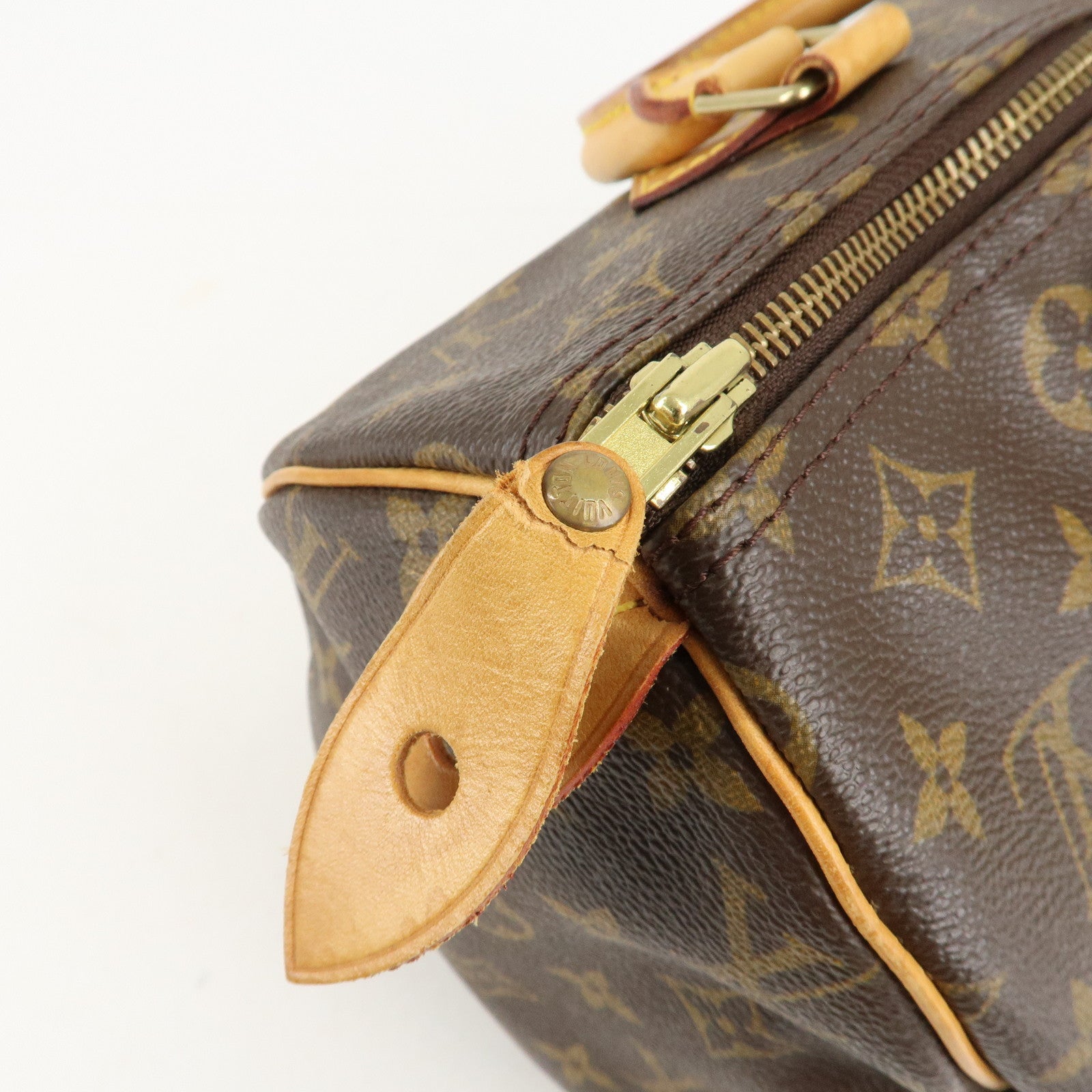 Louis Vuitton Monogram Speedy 30 Hand Bag Boston Bag M41526 Used