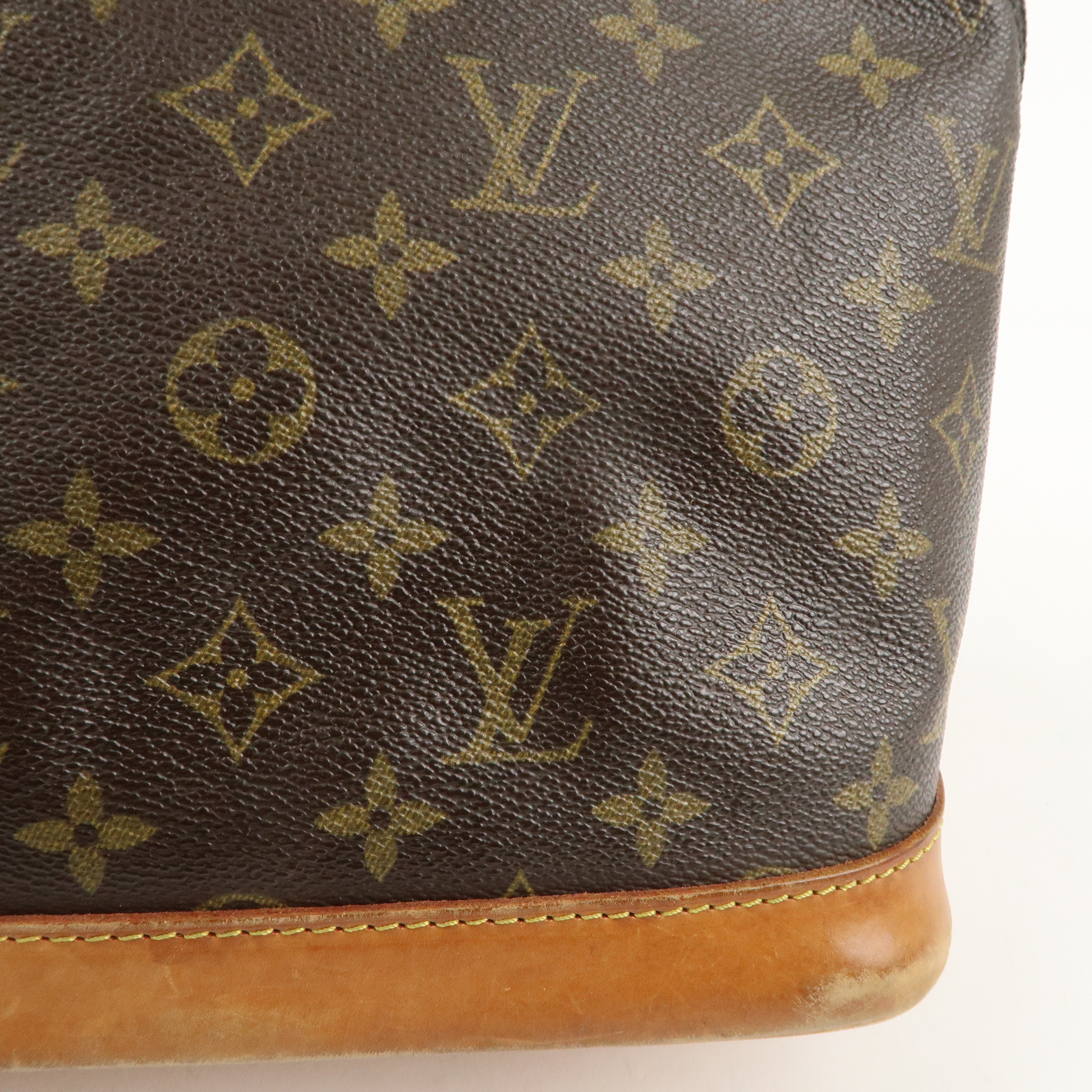 Louis Vuitton Monogram Alma Hand Bag Brown M51130