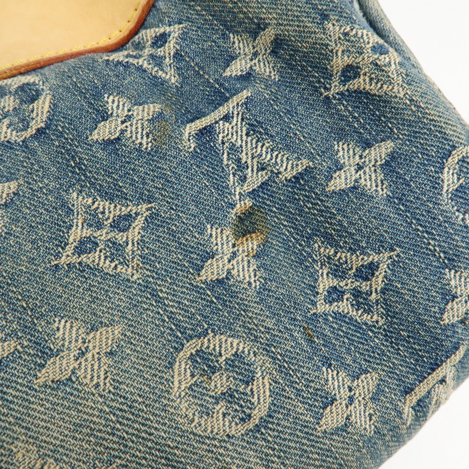 Louis Vuitton Monogram Denim Neo Speedy Boston Bag Blue M95019 Used