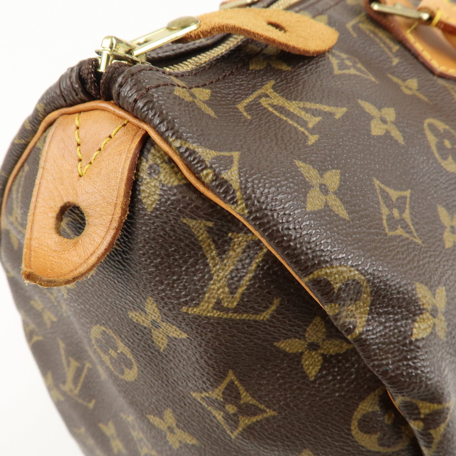 Louis Vuitton Monogram Speedy 40 Hand Bag Boston Bag M41522 Used