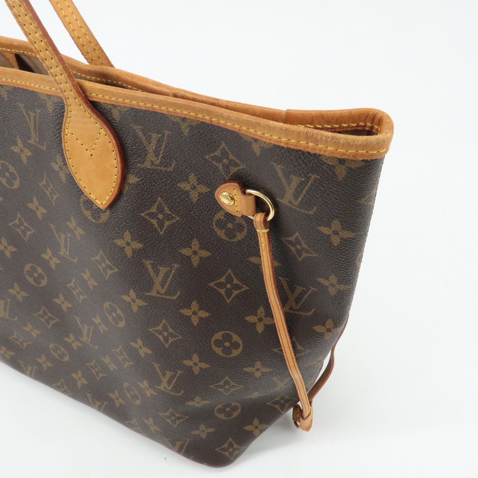 Louis Vuitton Monogram Neverfull MM Tote Bag Brown M40156 Used