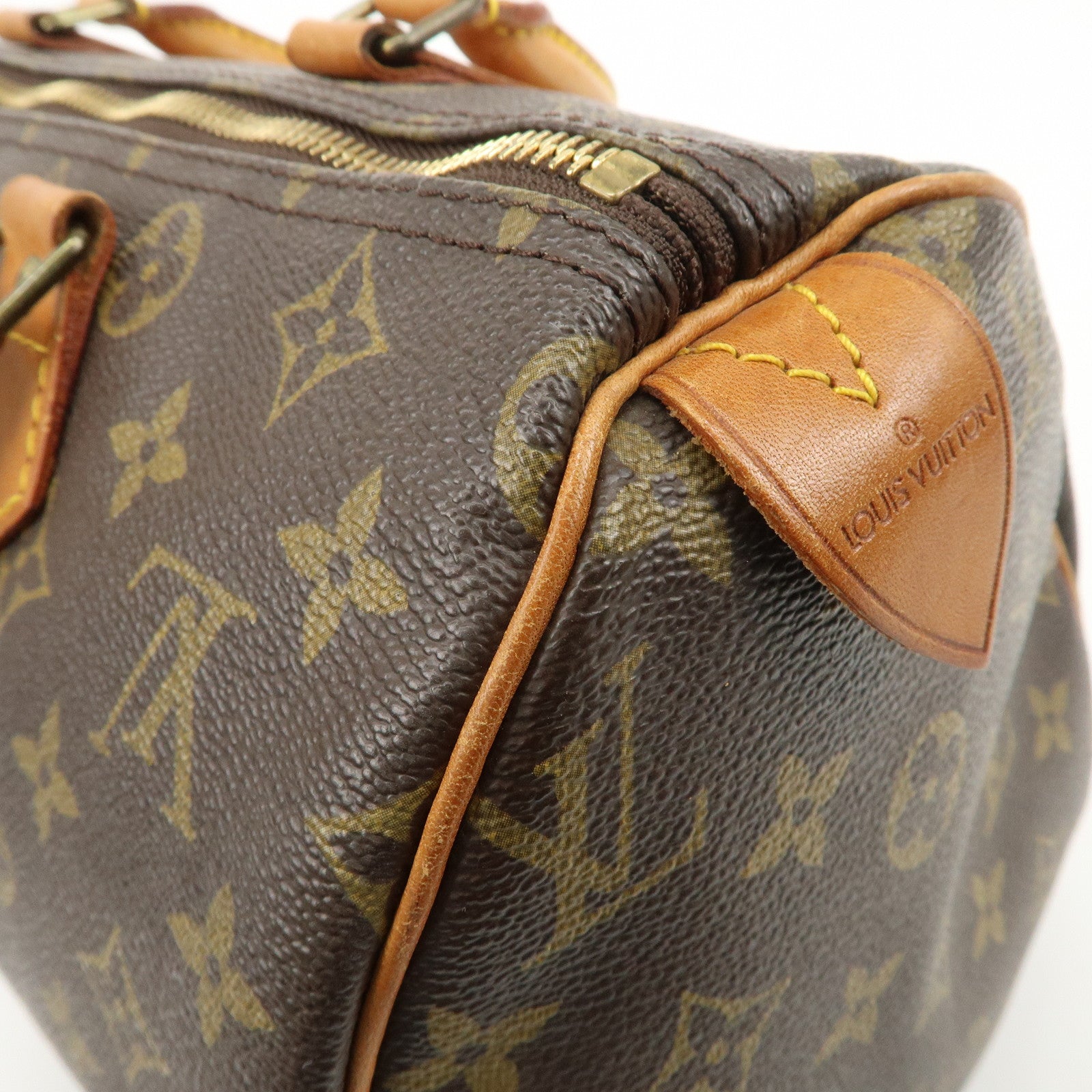 Louis Vuitton Monogram Speedy 30 Hand Bag Boston Bag M41526 Used