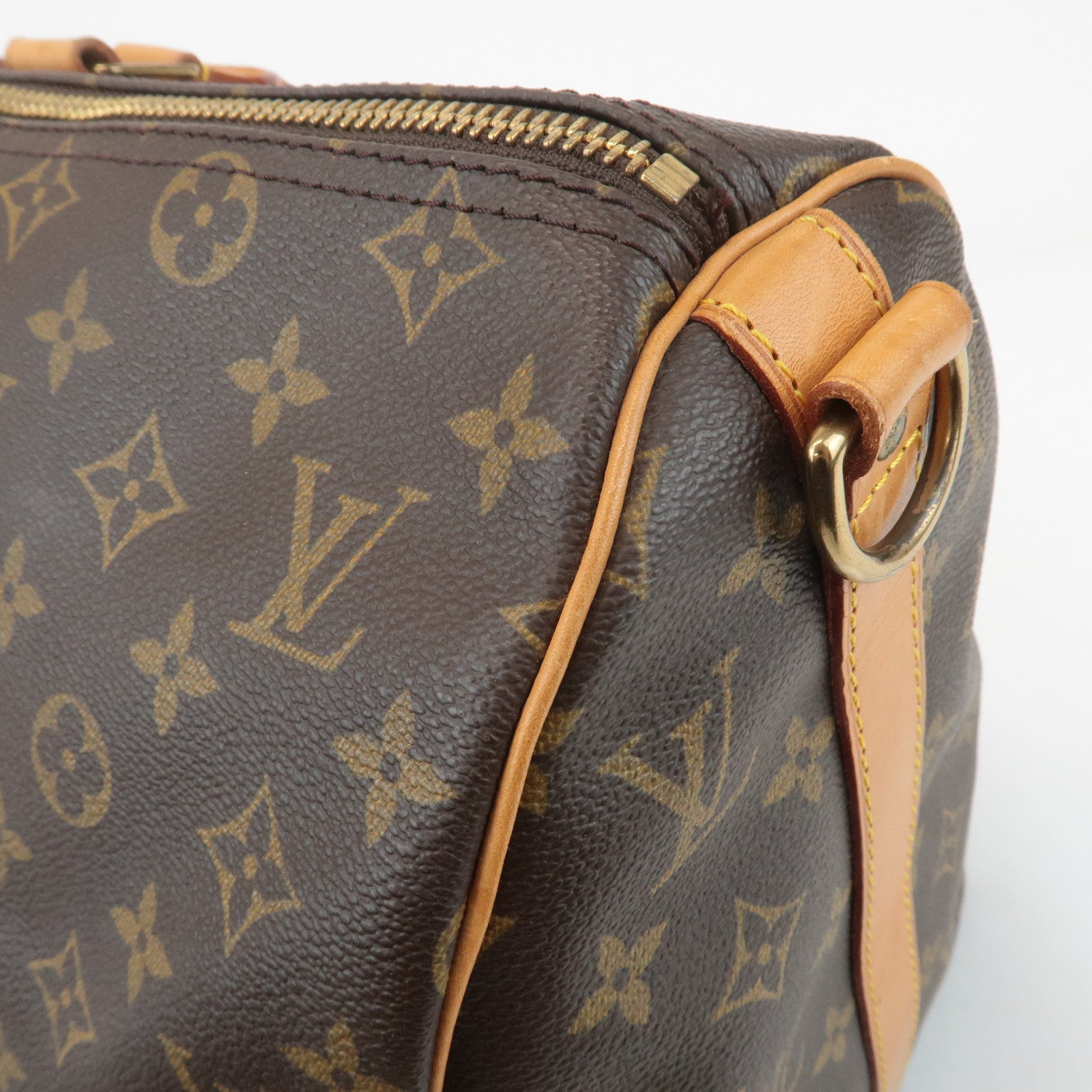 Louis Vuitton Monogram Keep All Bandouliere 45 Boston Bag M41418 Used