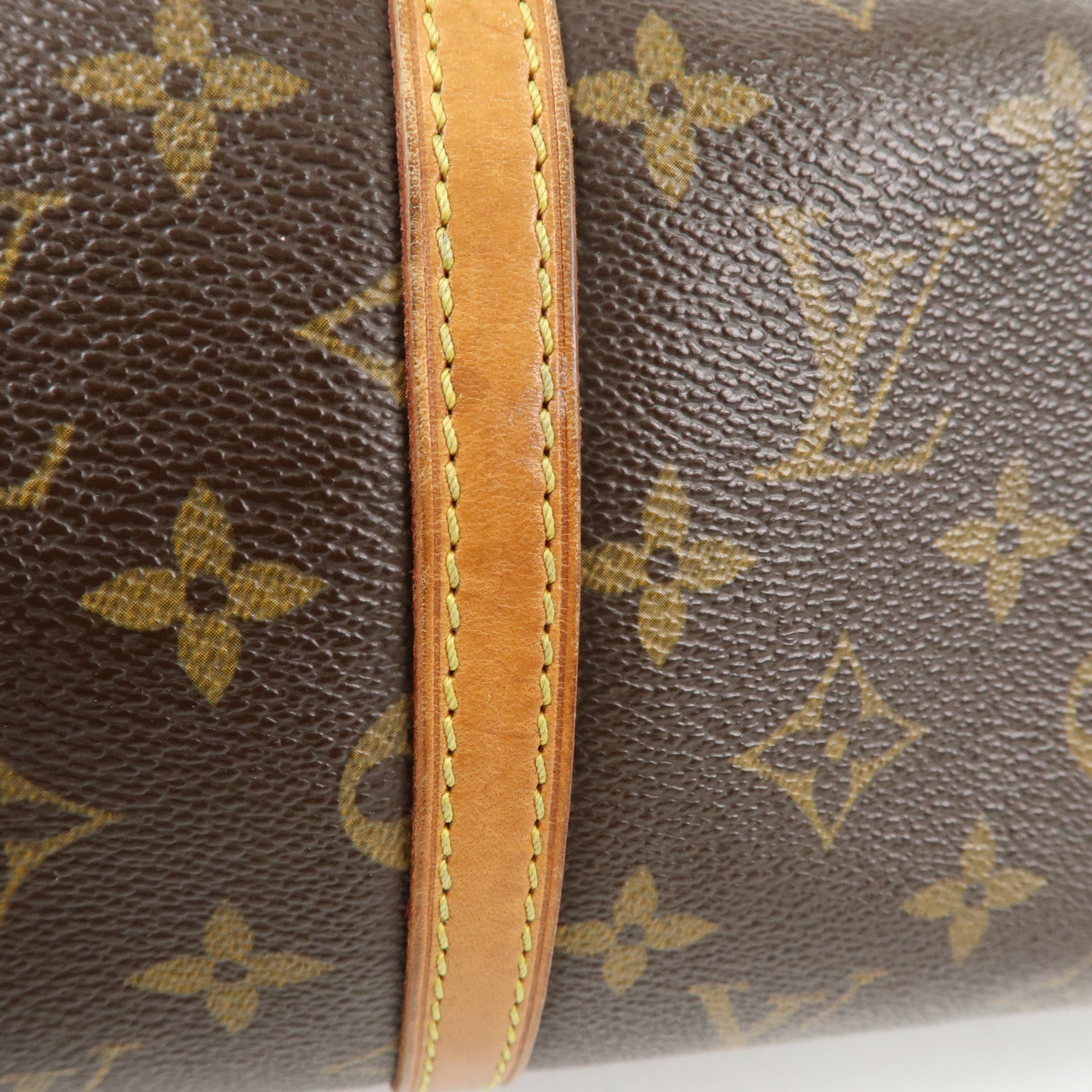 Louis Vuitton Monogram Papillon 30 Hand Bag Brown M51385