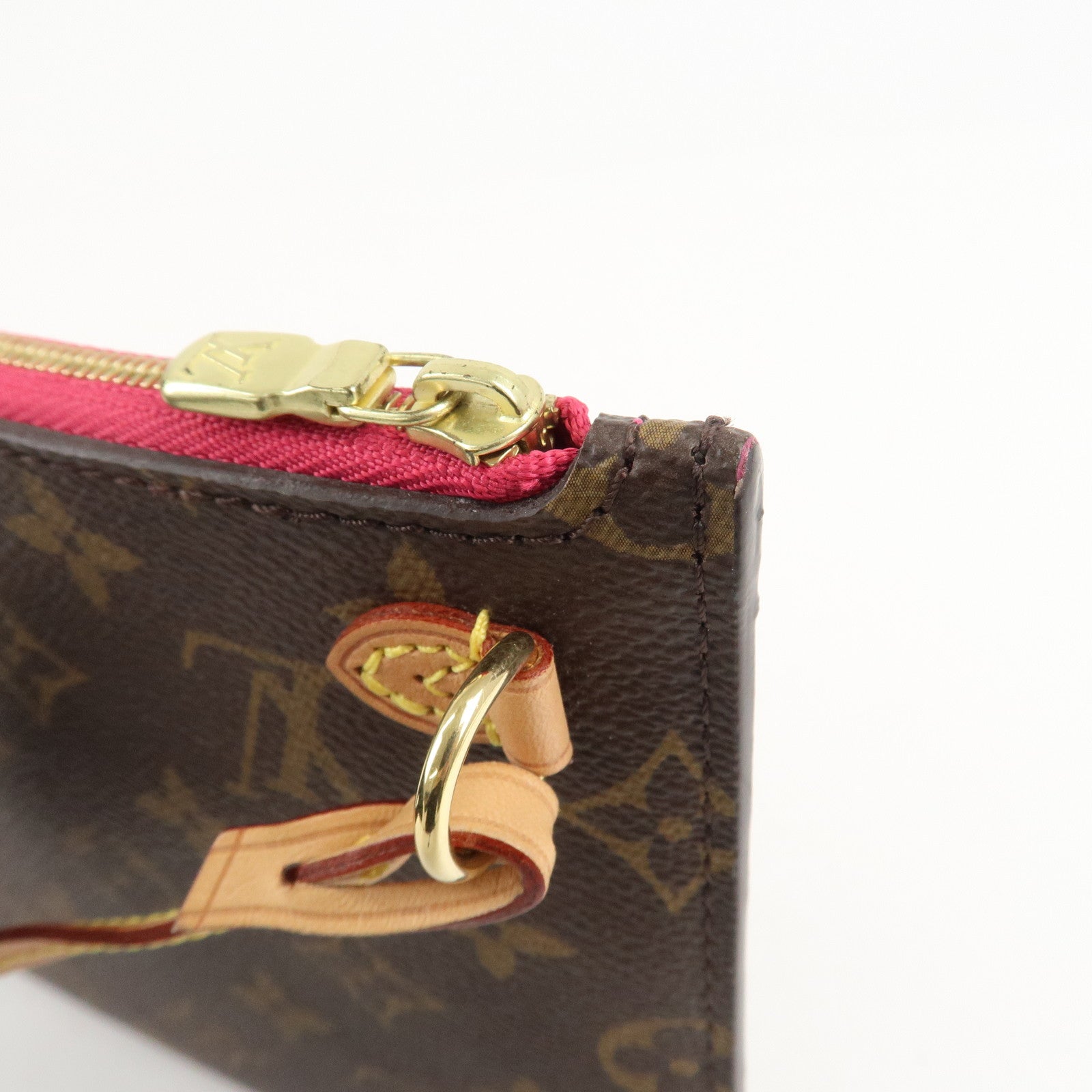 Louis Vuitton Monogram Pouch for Neverfull MM Brown Used