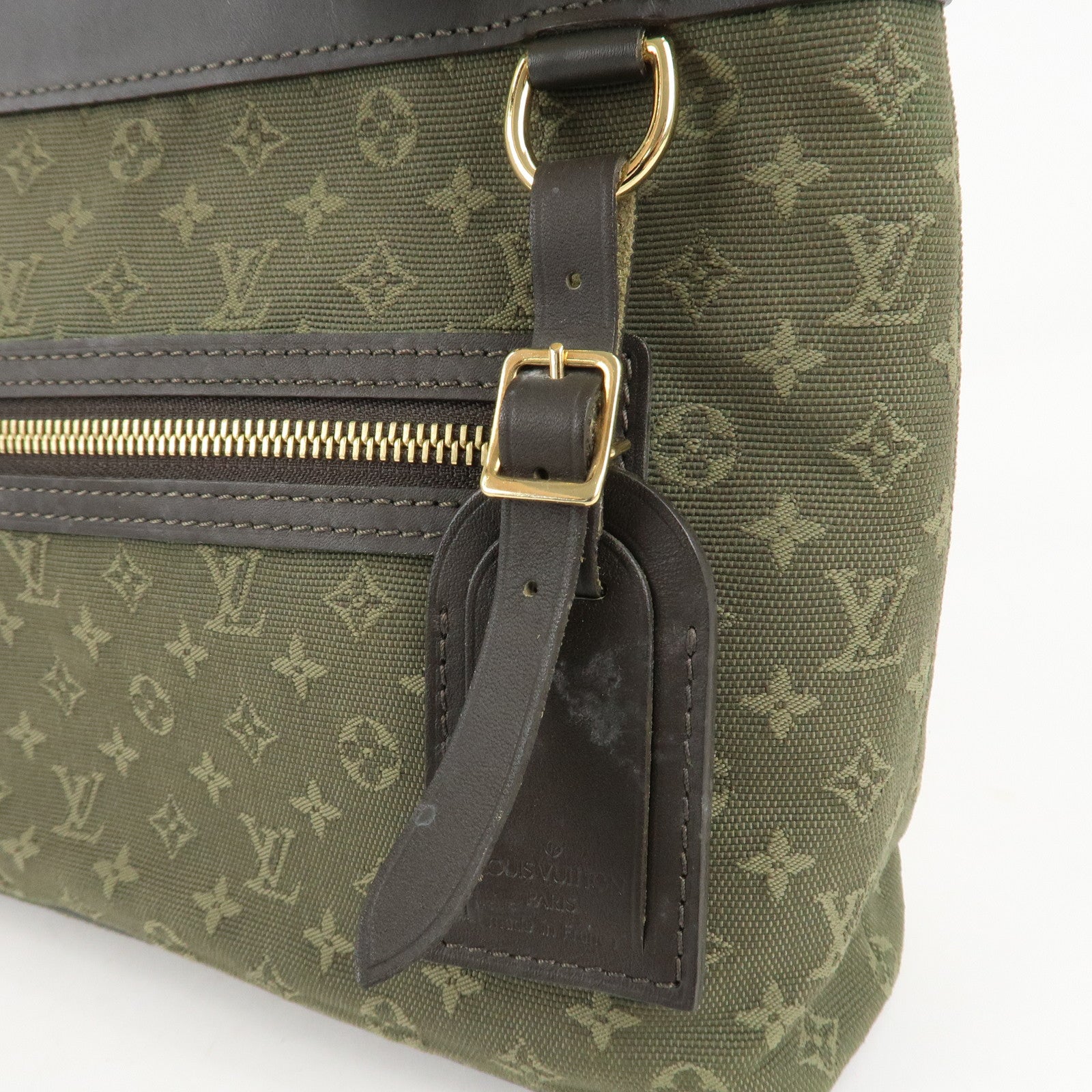 Louis Vuitton Monogram Mini Lucille PM Hand Bag TST Khaki M92682 Used