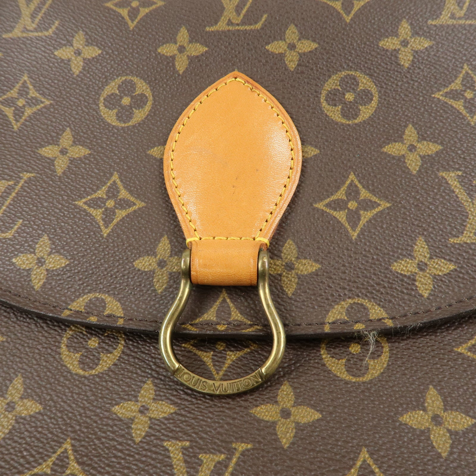 Louis Vuitton Monogram Saint Cloud GM Shoulder Bag Brown M51242