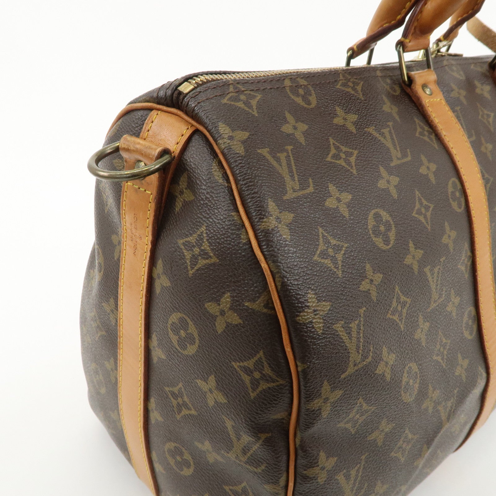 Louis Vuitton Monogram Keep All Bandouliere 45 Boston Bag M41418 Used