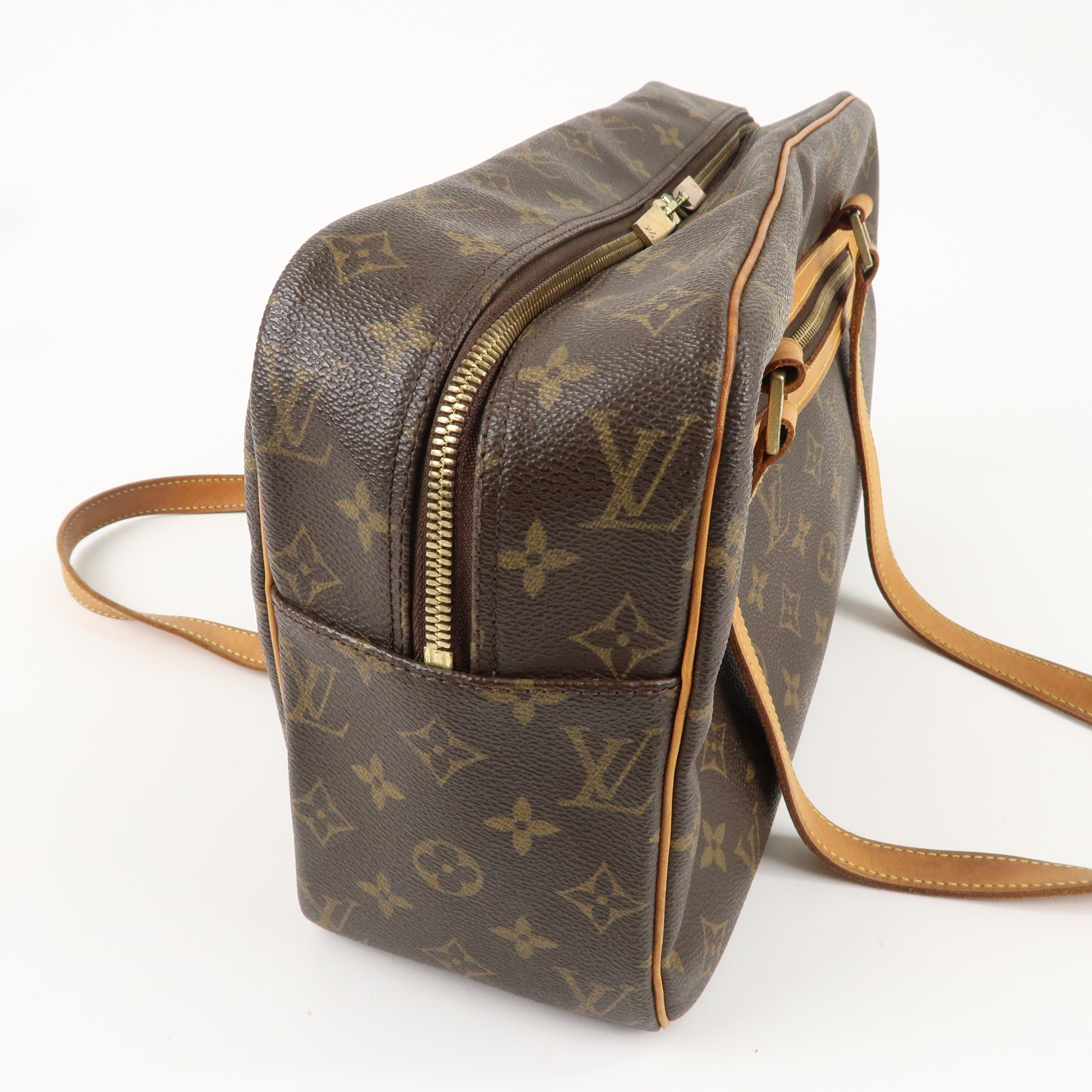 Louis Vuitton Monogram Cite GM Boston Hand Bag Brown M51181