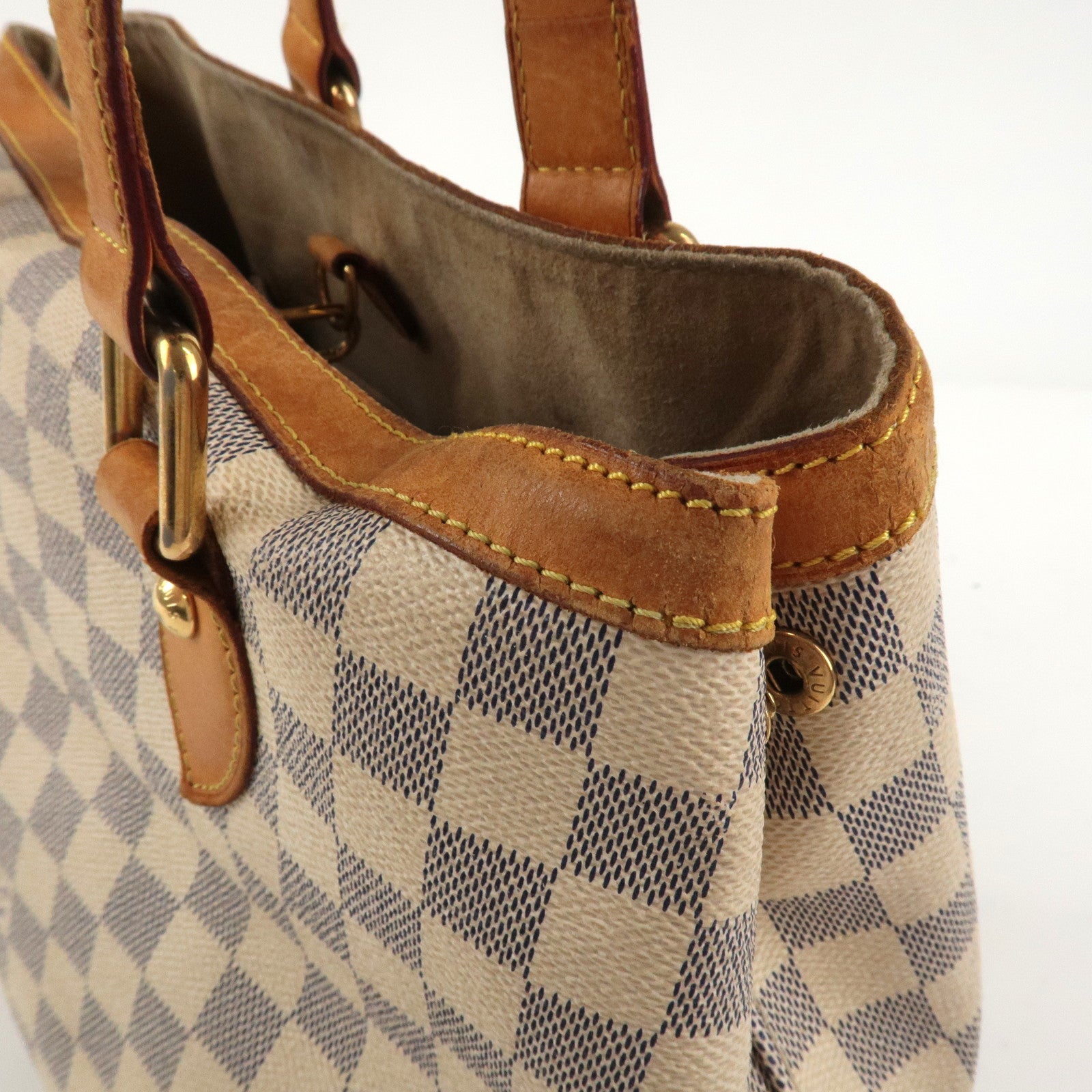 Louis Vuitton Damier Azur Hampstead PM Hand Bag N51207