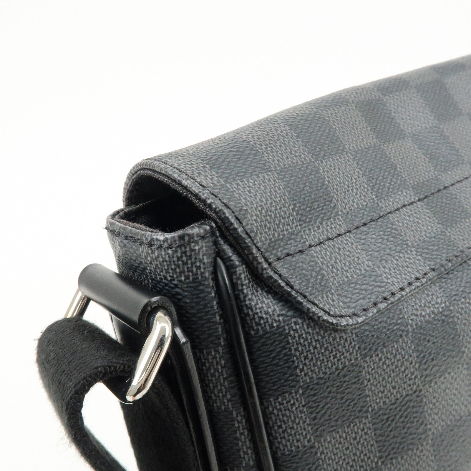 Louis Vuitton Damier Graphite District PM Shoulder Bag N41260 Used