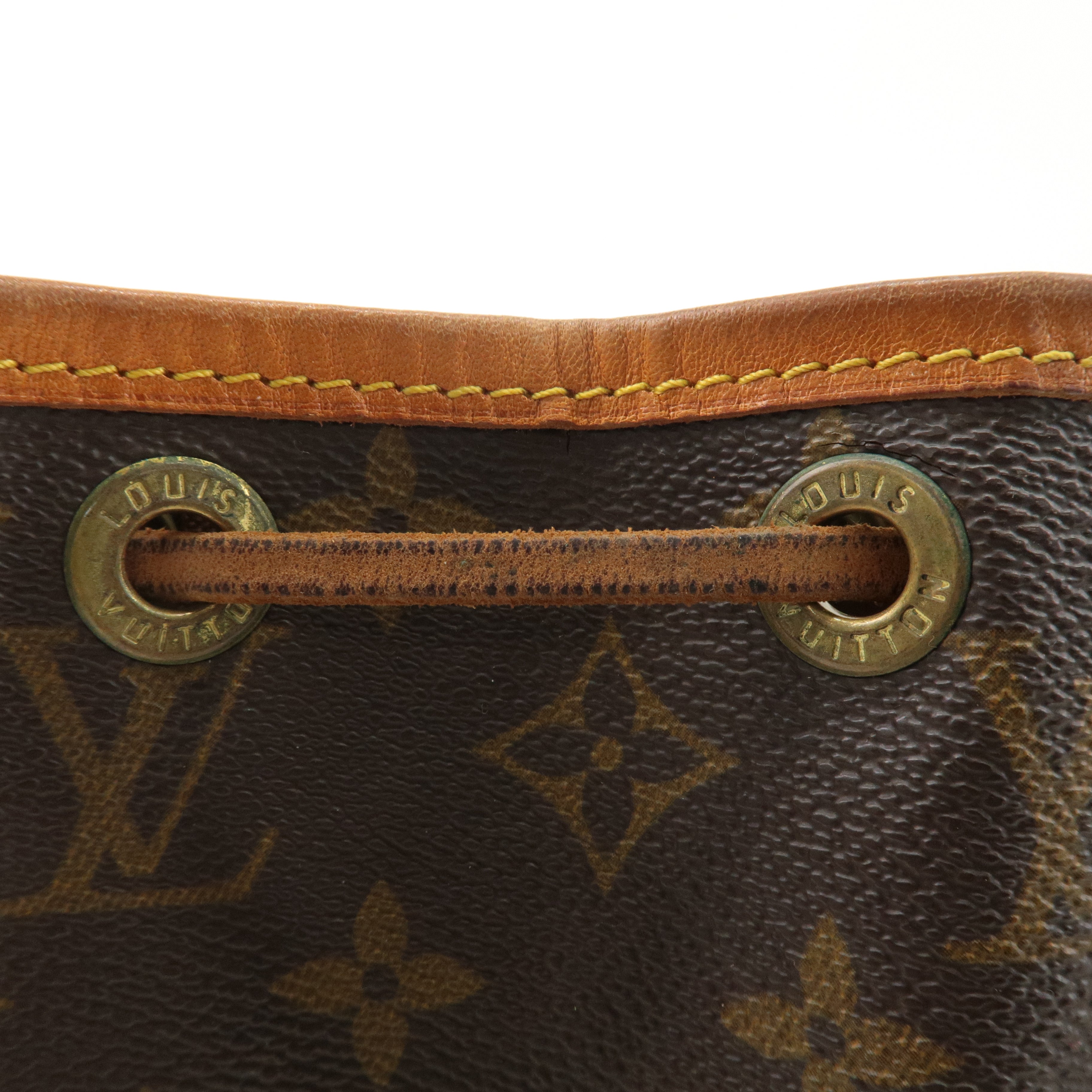 Louis Vuitton Monogram Petit Noe Shoulder Bag Brown M42226