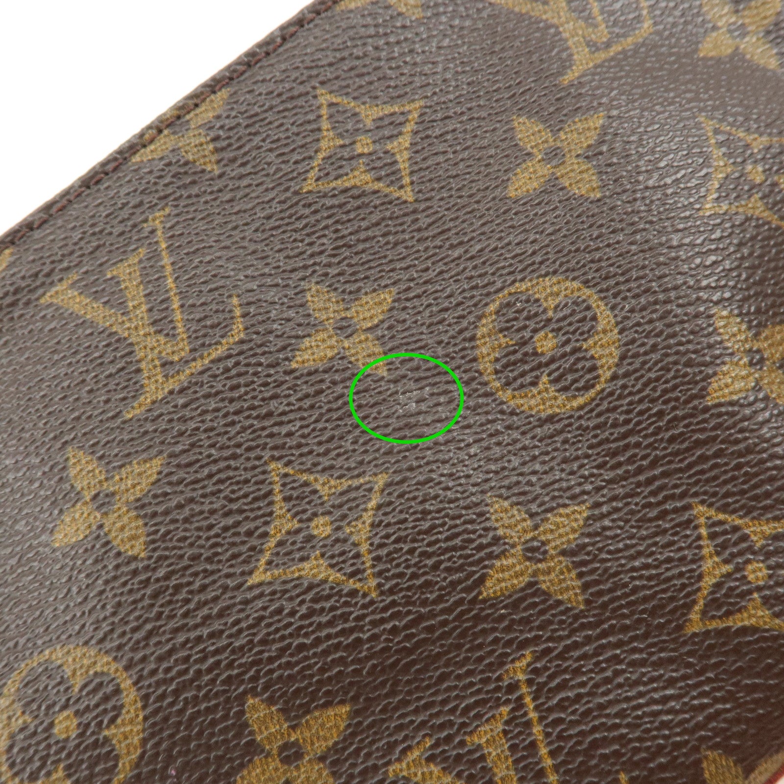 Louis Vuitton Monogram Trotteur Shoulder Bag Brown M51240 Used