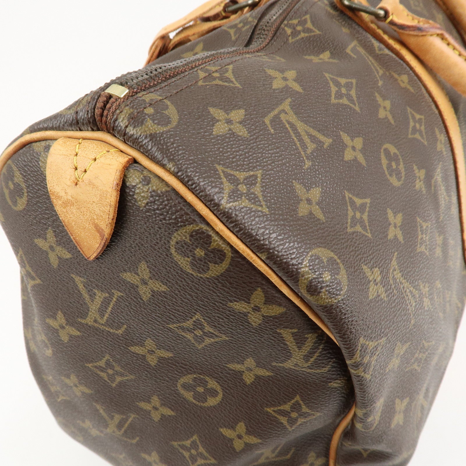 Louis Vuitton Monogram Keep All 50 Boston Bag Brown M41426 Used