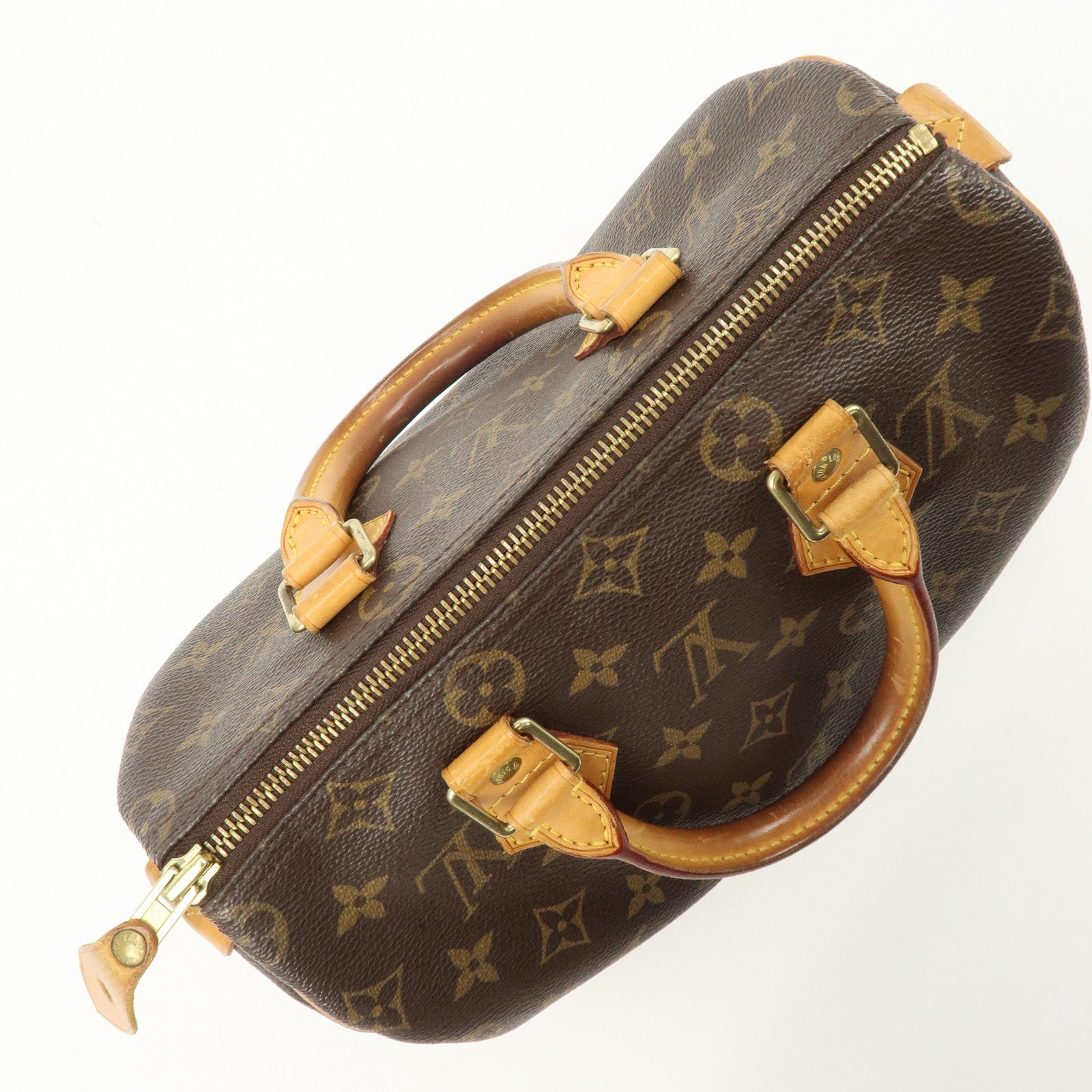 Louis Vuitton Monogram Speedy 25 Hand Bag Boston Bag M41528 Used