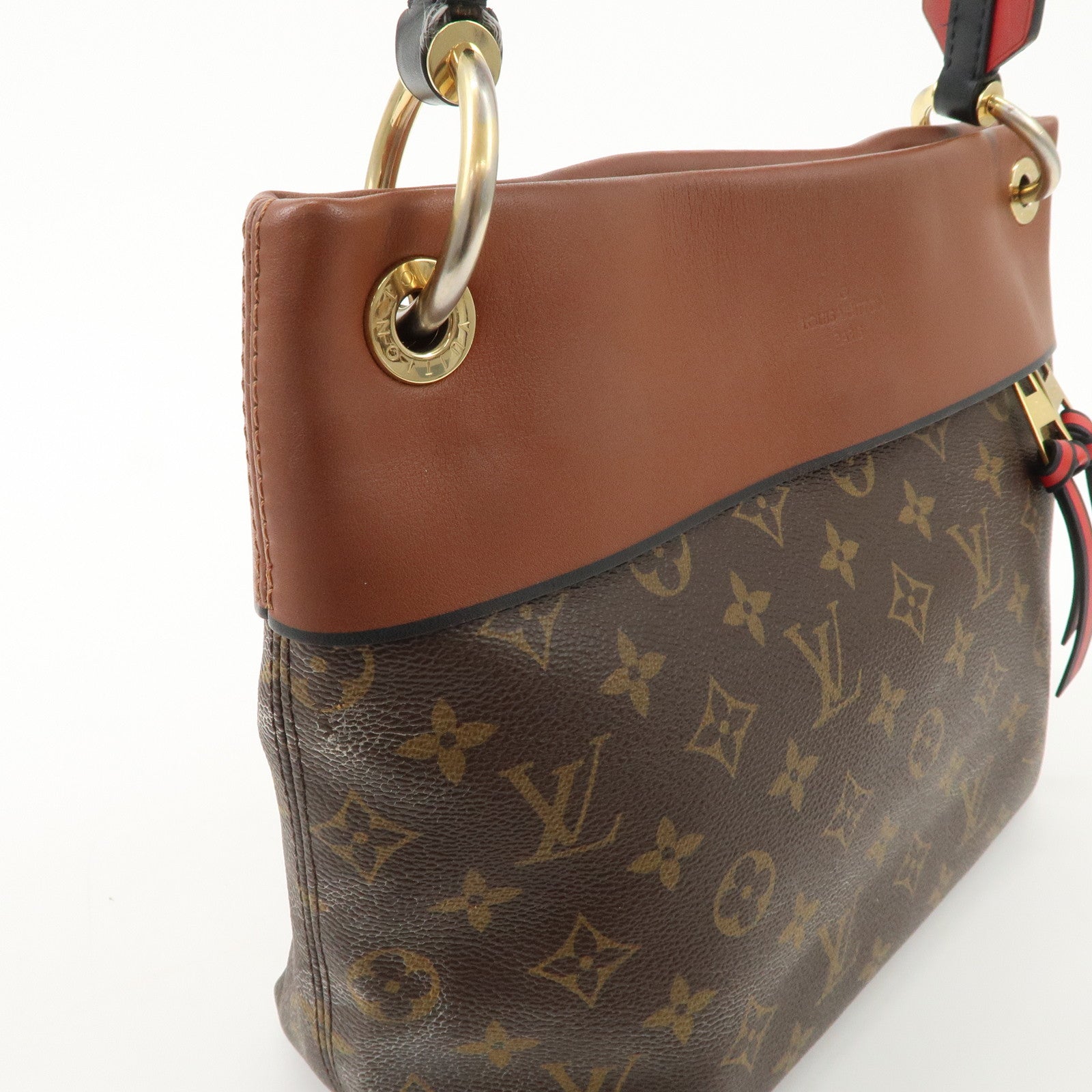 Louis Vuitton Monogram Tuileries Besace 2Way Bag Brown M43157 Used