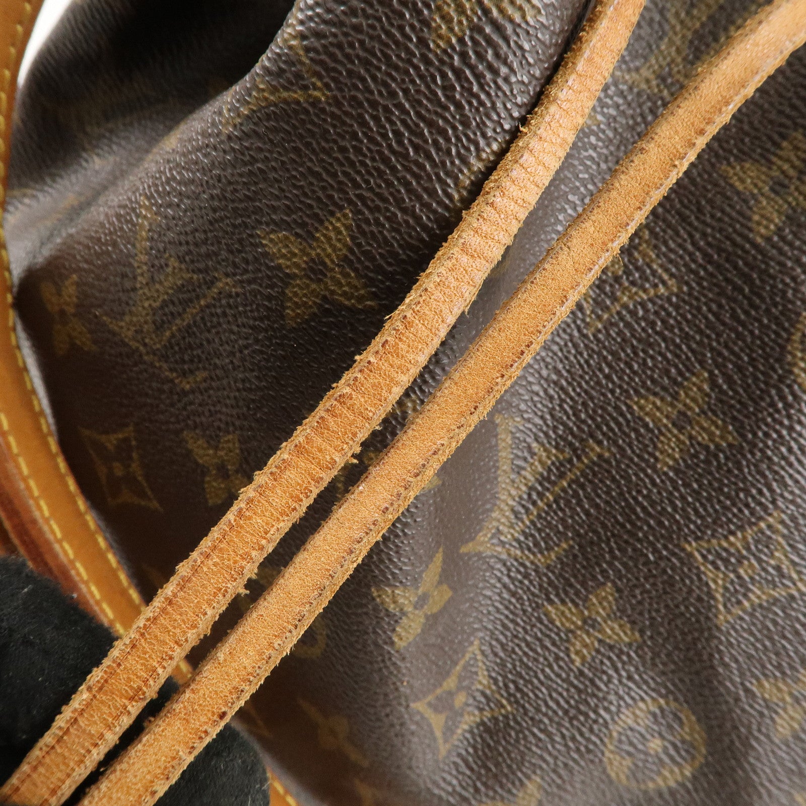 Louis Vuitton Monogram Petit Noe Shoulder Bag Brown M42226