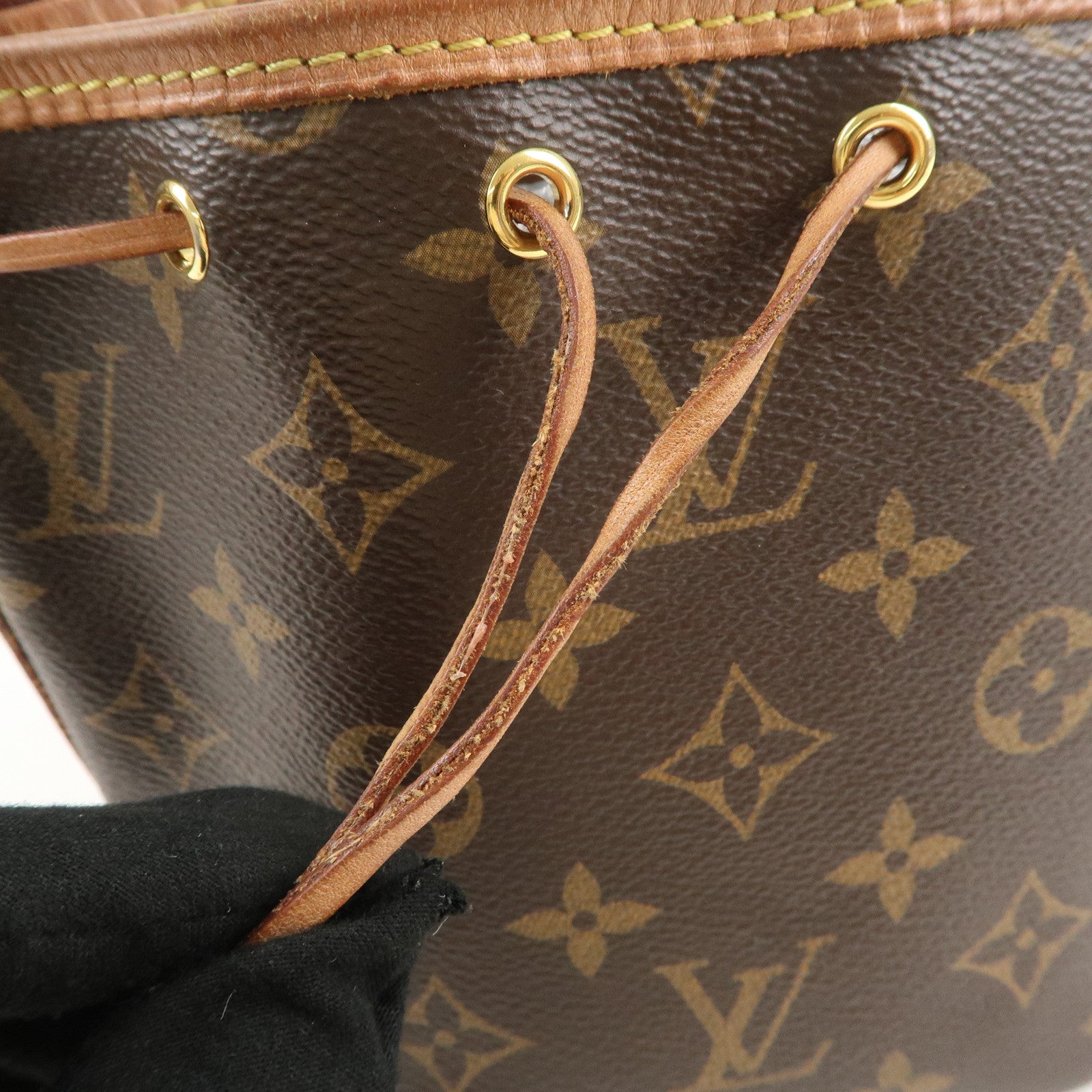 Louis Vuitton Monogram Nano Noe Shoulder Bag Brown M41346