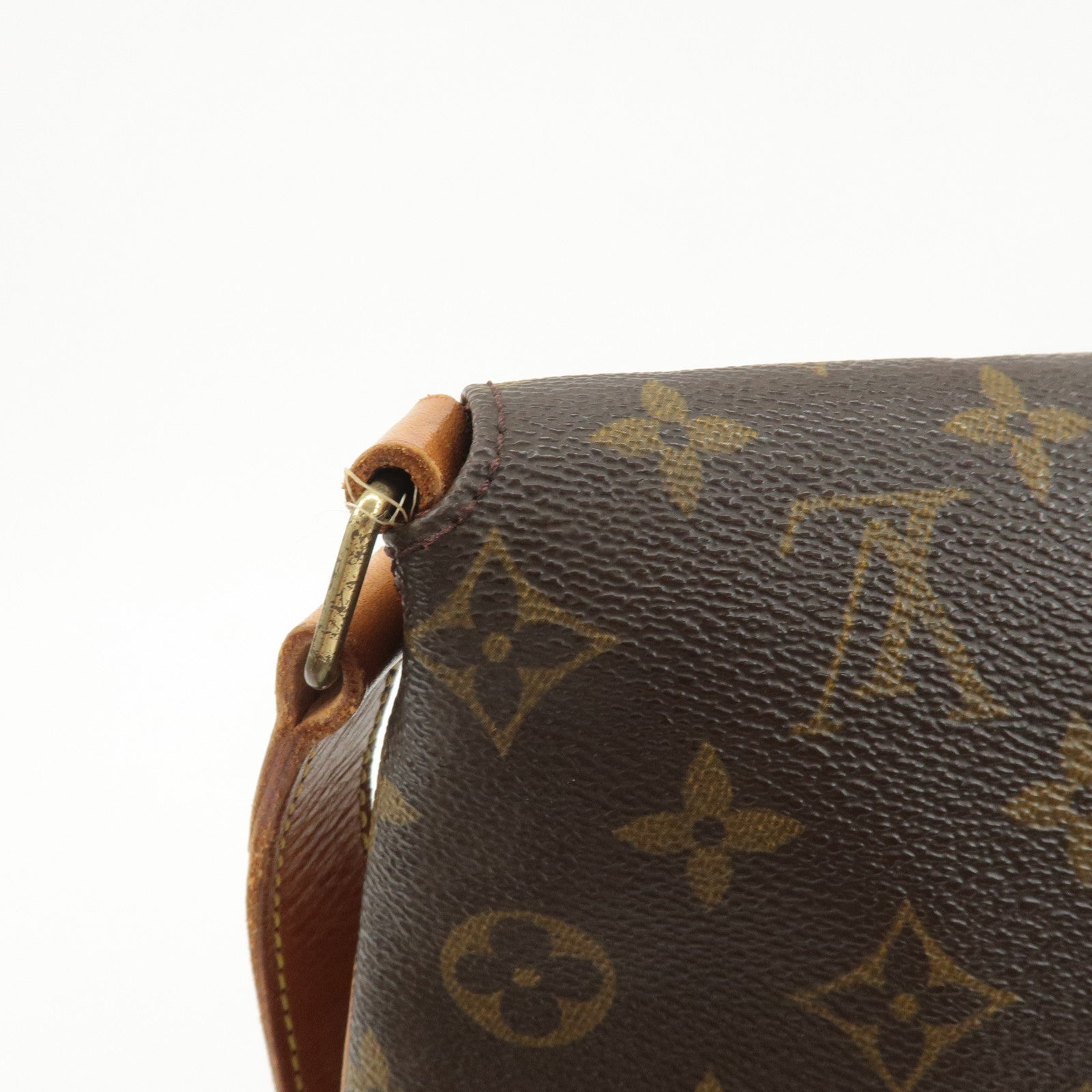 Louis Vuitton Monogram Musette Shoulder Crossbody Bag Brown M51256 Used