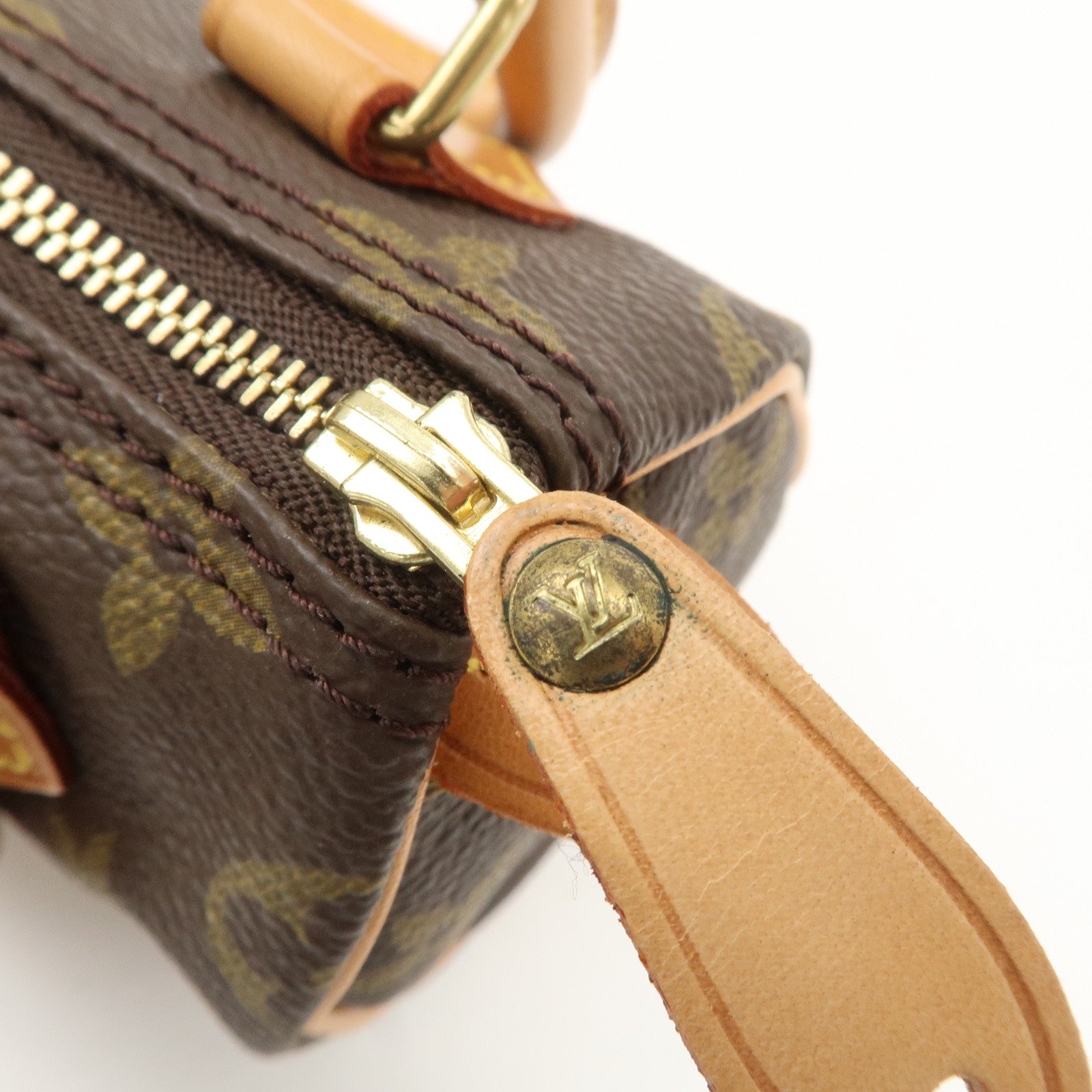 Louis Vuitton Monogram Mini Speedy 
Strap M41534 J00145 Used