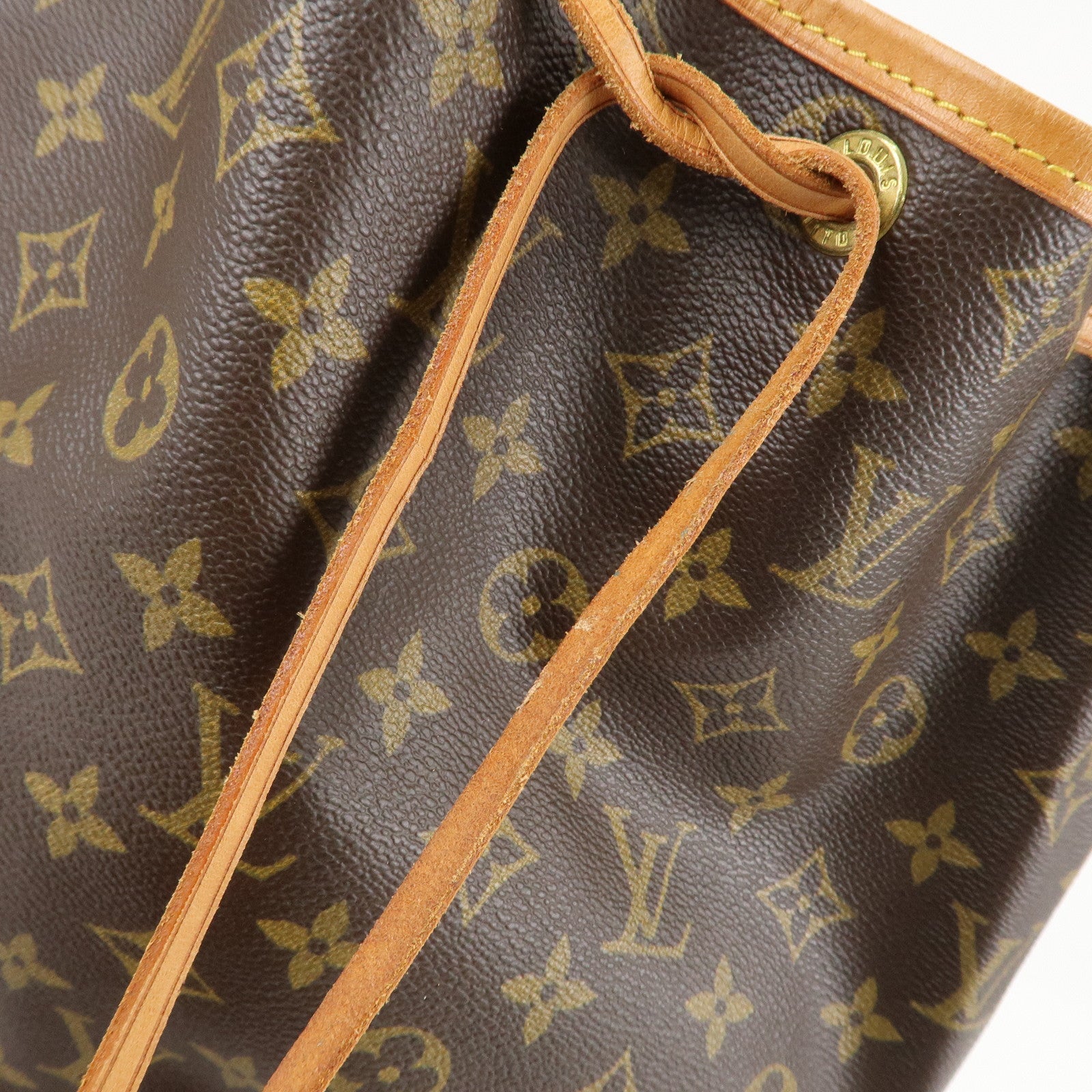 Louis Vuitton Monogram Noe Shoulder Bag Hand Bag Brown M42224 Used