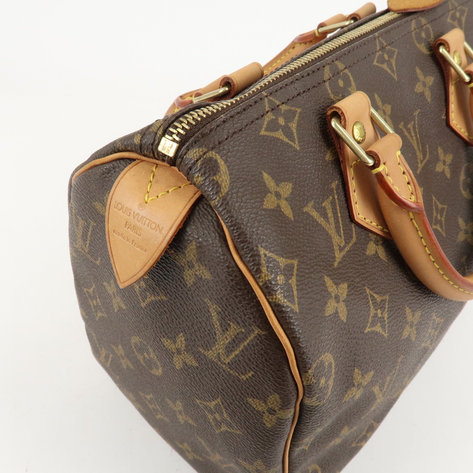 Louis Vuitton Monogram Speedy 25 Hand Bag Boston Bag M41528 Used