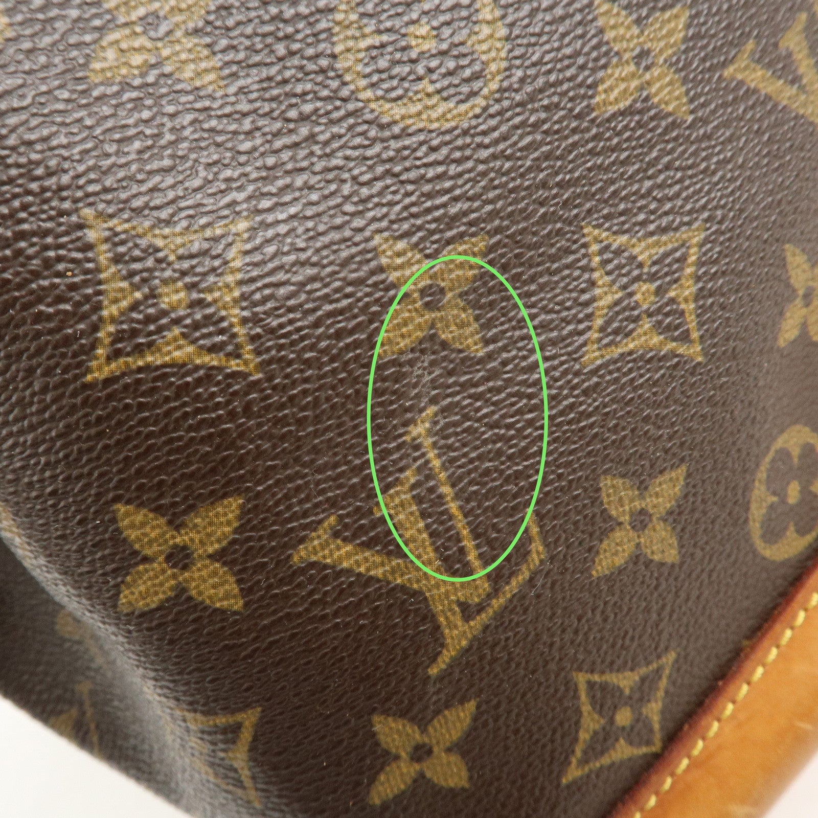 Louis Vuitton Monogram Mini Noe Hand Bag Brown M42227 Used