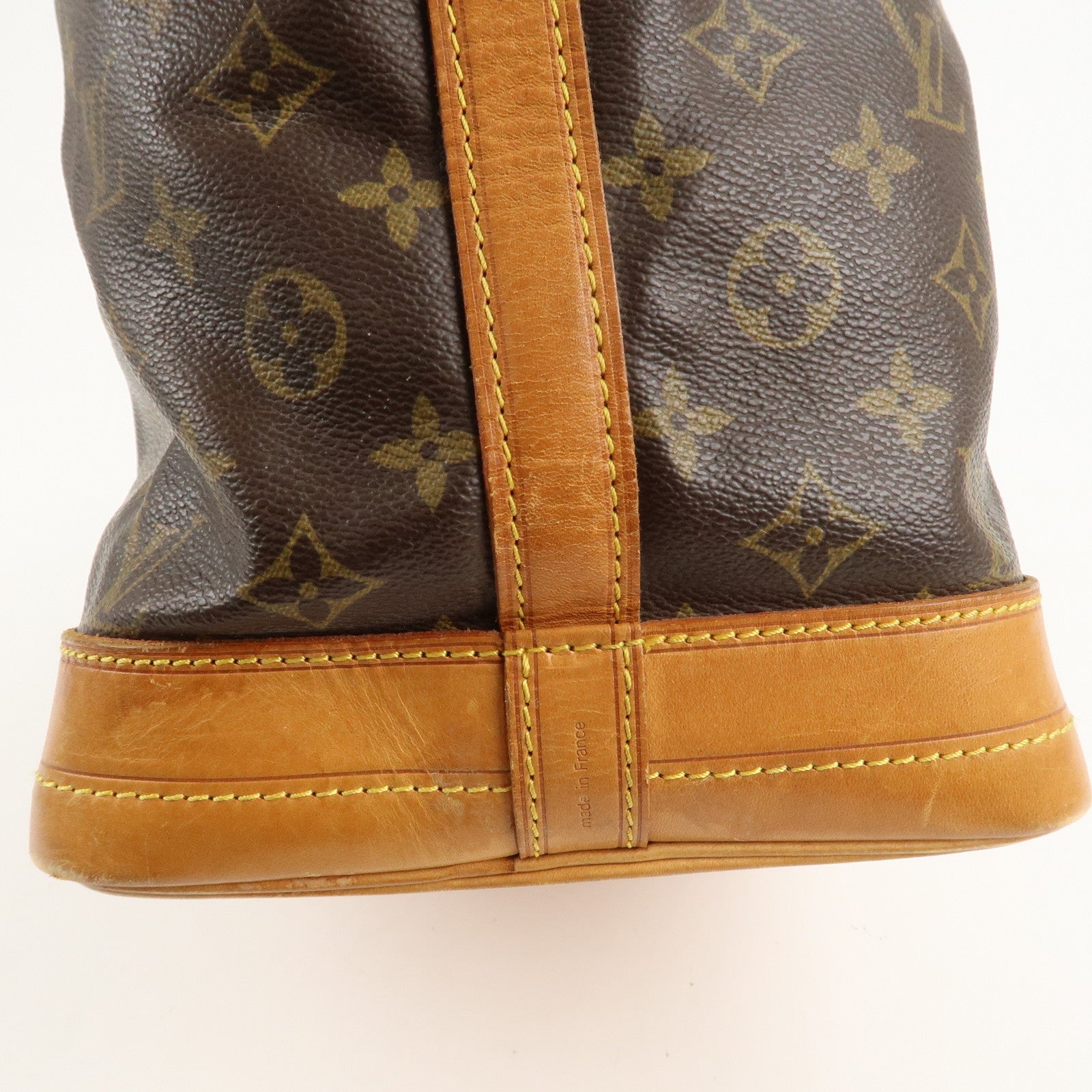 Louis Vuitton Monogram Noe Shoulder Bag Hand Bag Brown M42224 Used