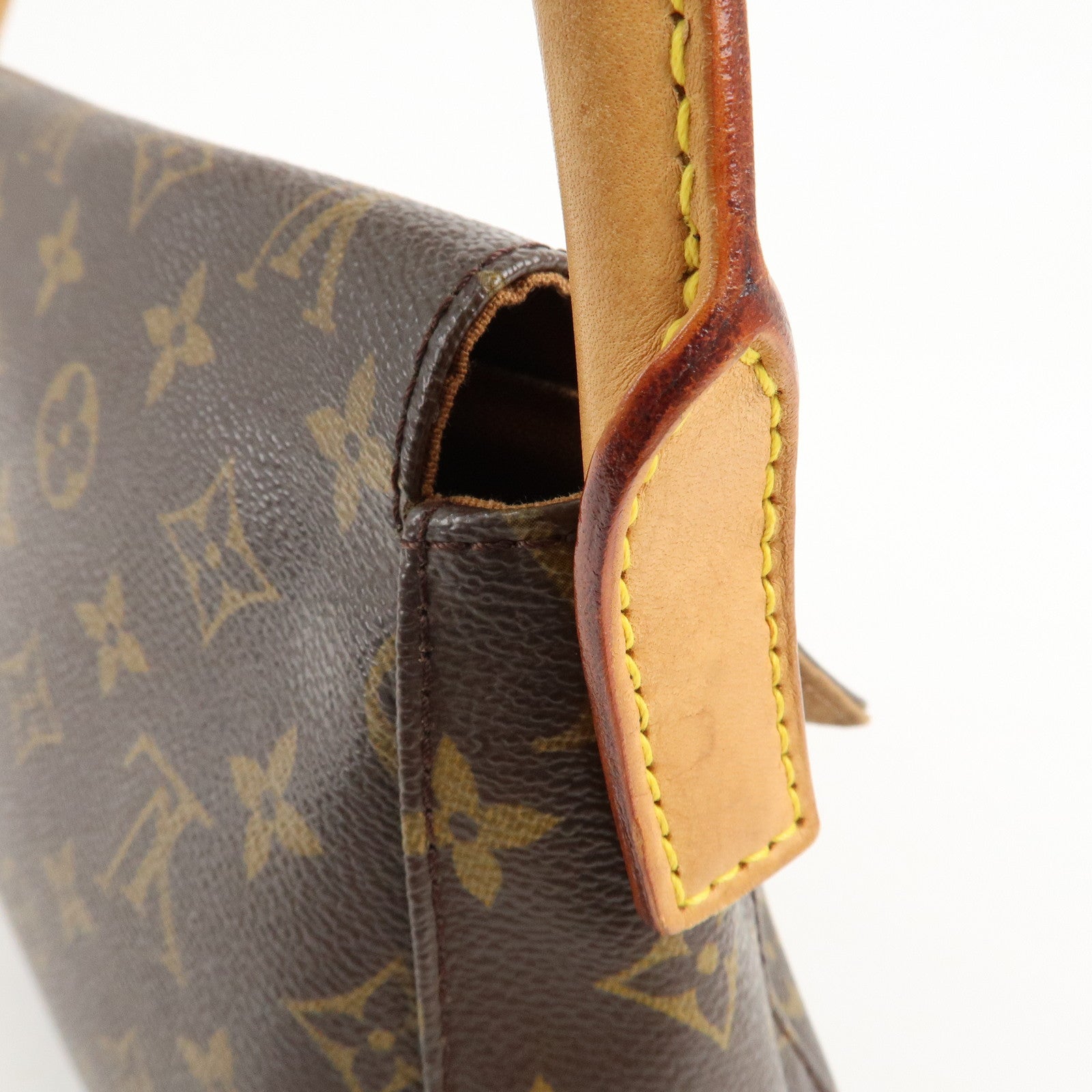 Louis Vuitton Monogram Mini Looping Shoulder Bag Hand Bag M51147 Used