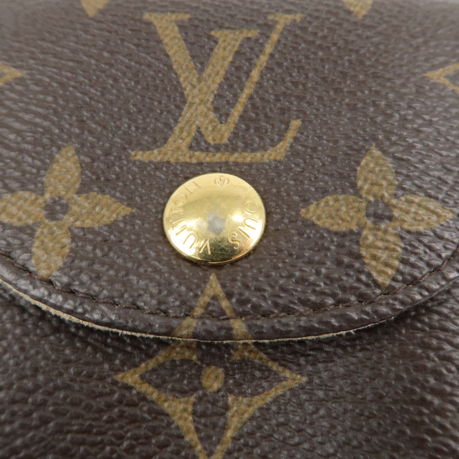 Louis Vuitton Monogram Etui Telefonne MM Brown M66546 Used